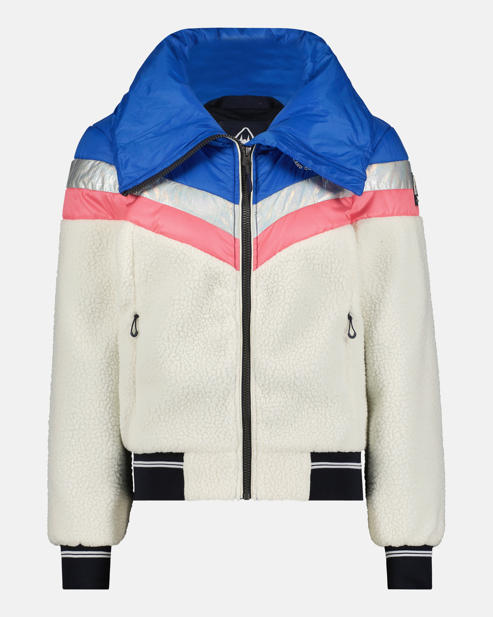 The Topaz Full zip fleece Blanc