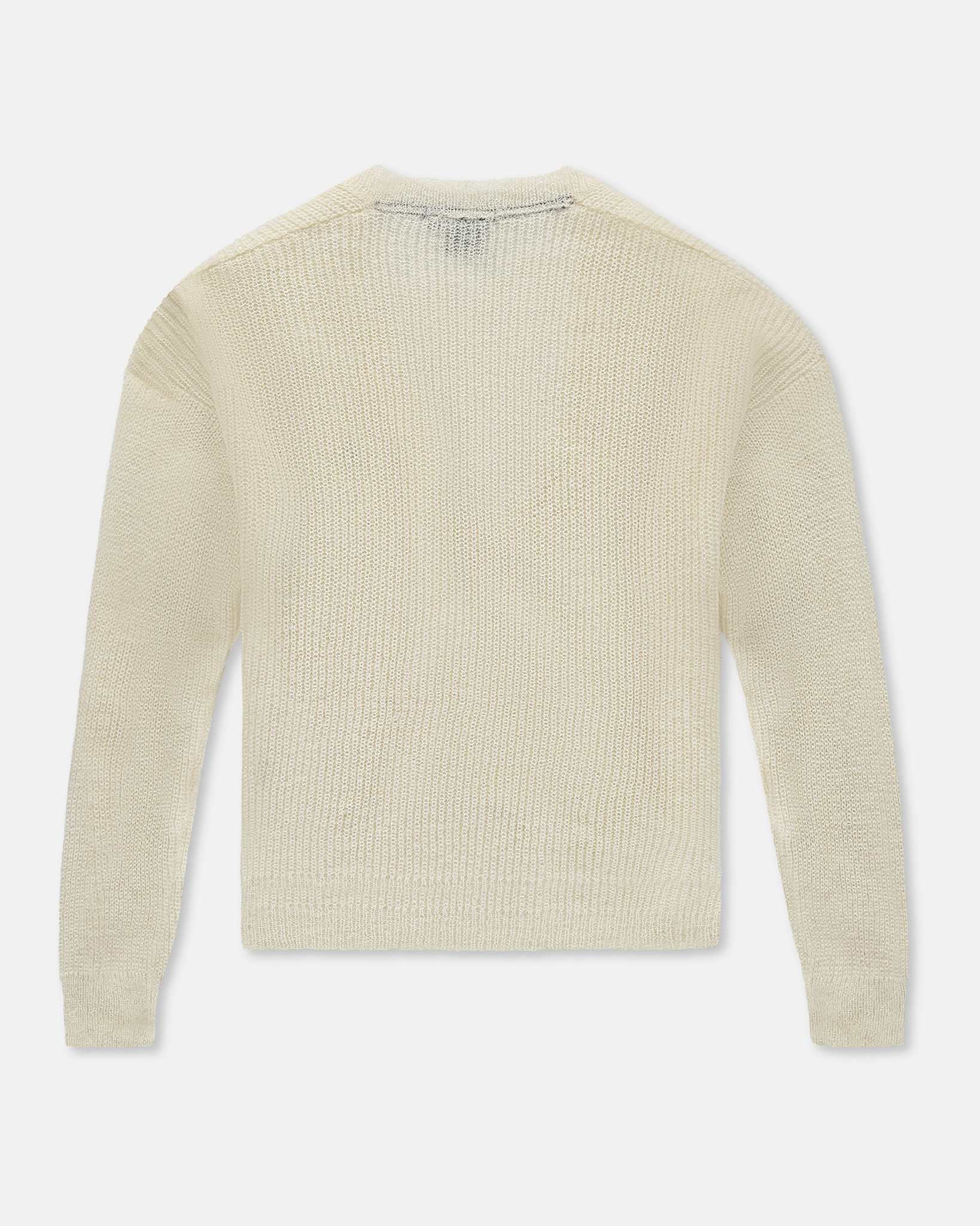 Mohair Blend Passion Pull en tricot Blanc