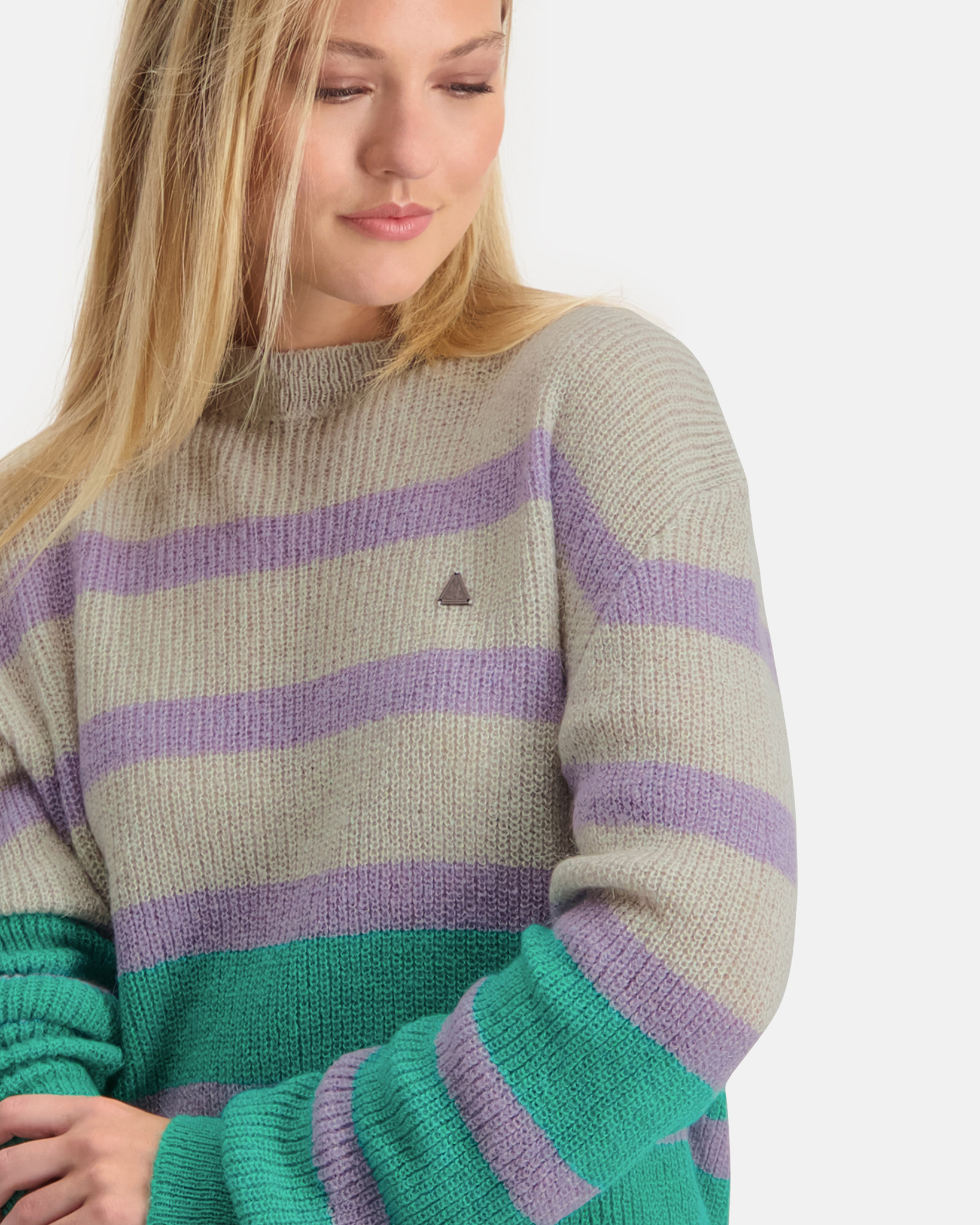 Multicolored Elysia knitwear pullover