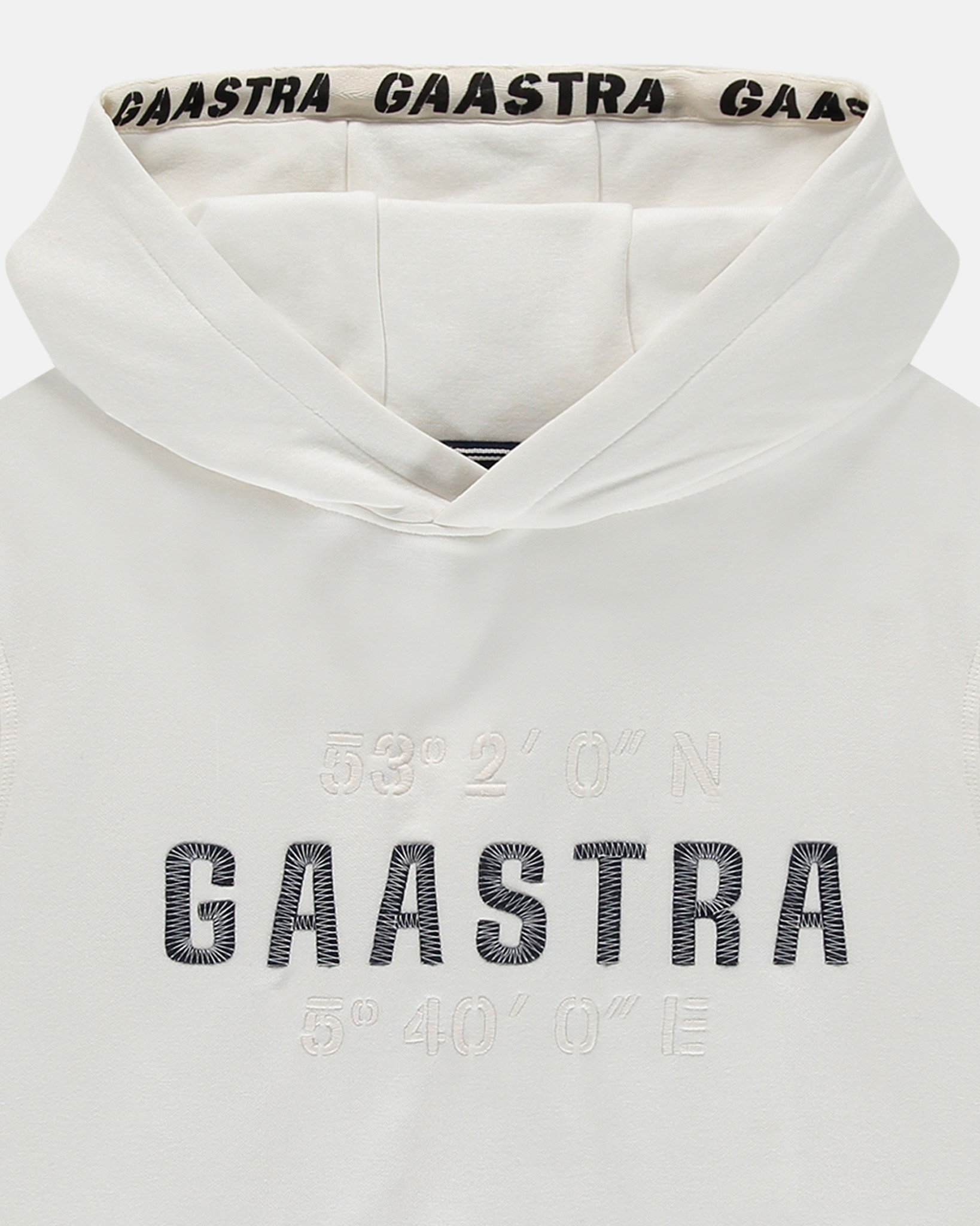 Organic recycled Mariana hooded sweater Offwhite