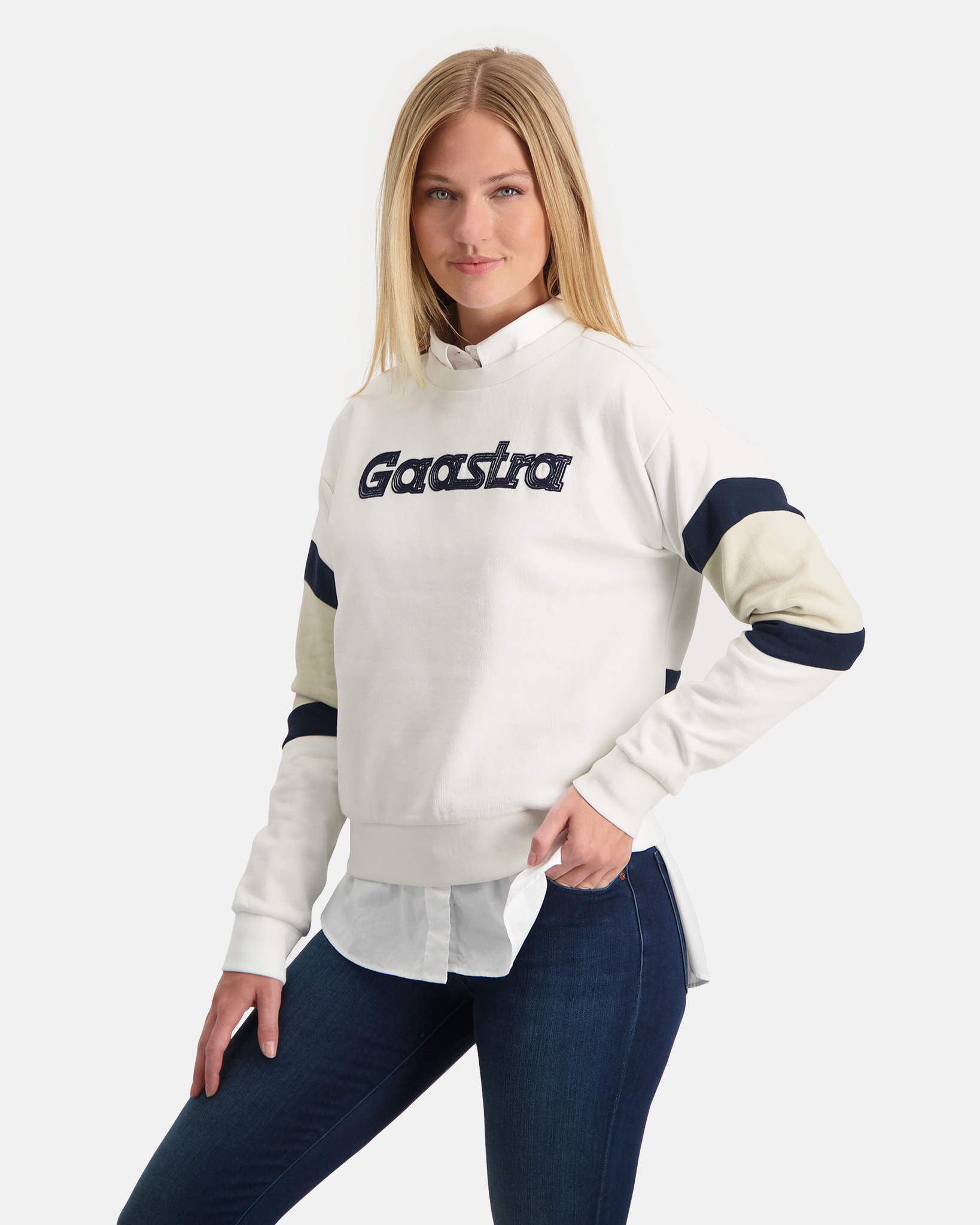 Gestreifter Fairtrade-Pullover Polar