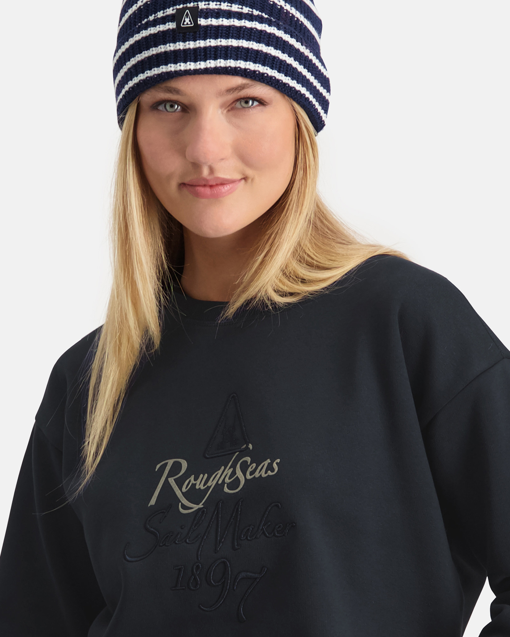 Long sleeved Fairtrade Endorfin sweater Navy