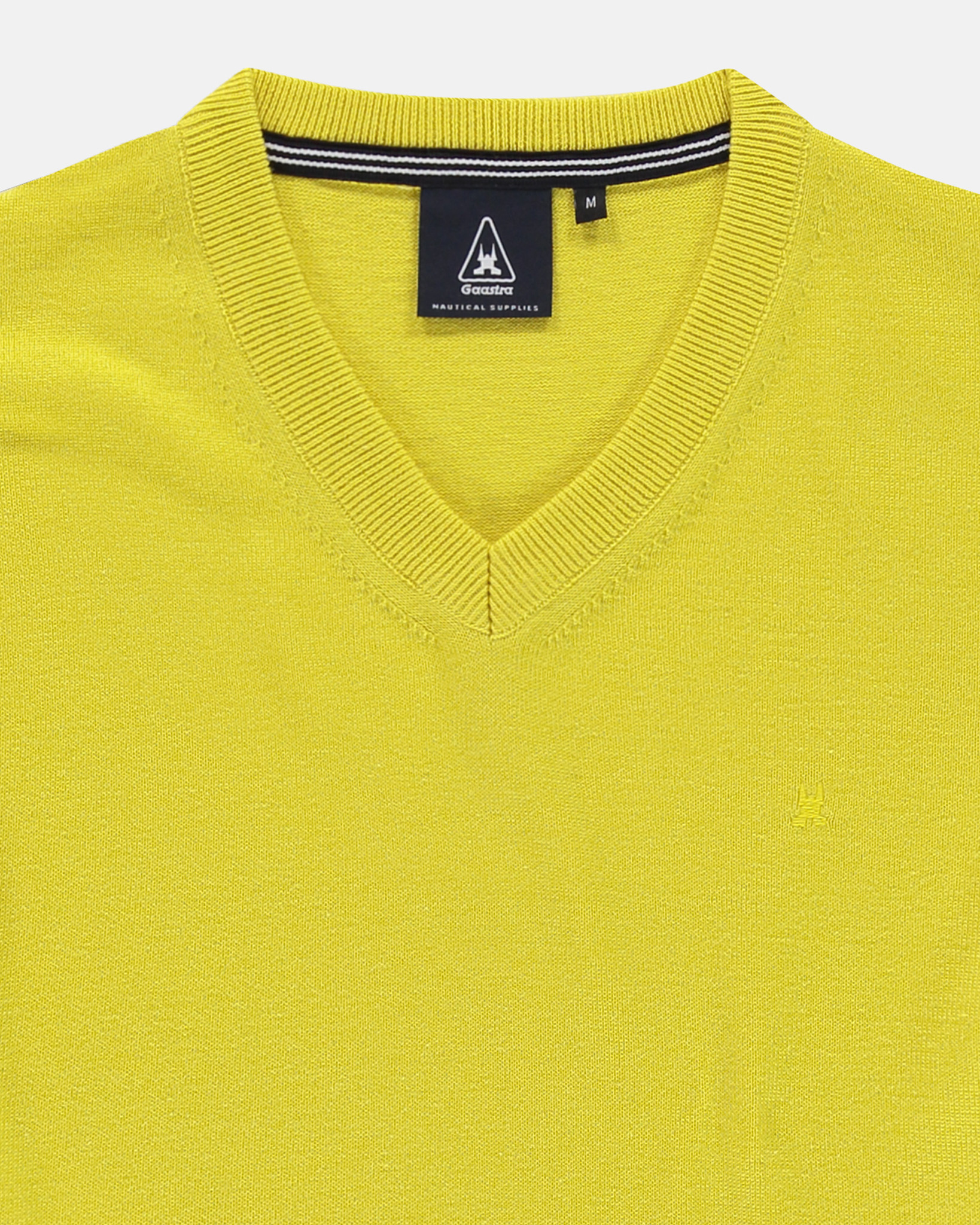 The Schooner V-Neck pullover Lemon