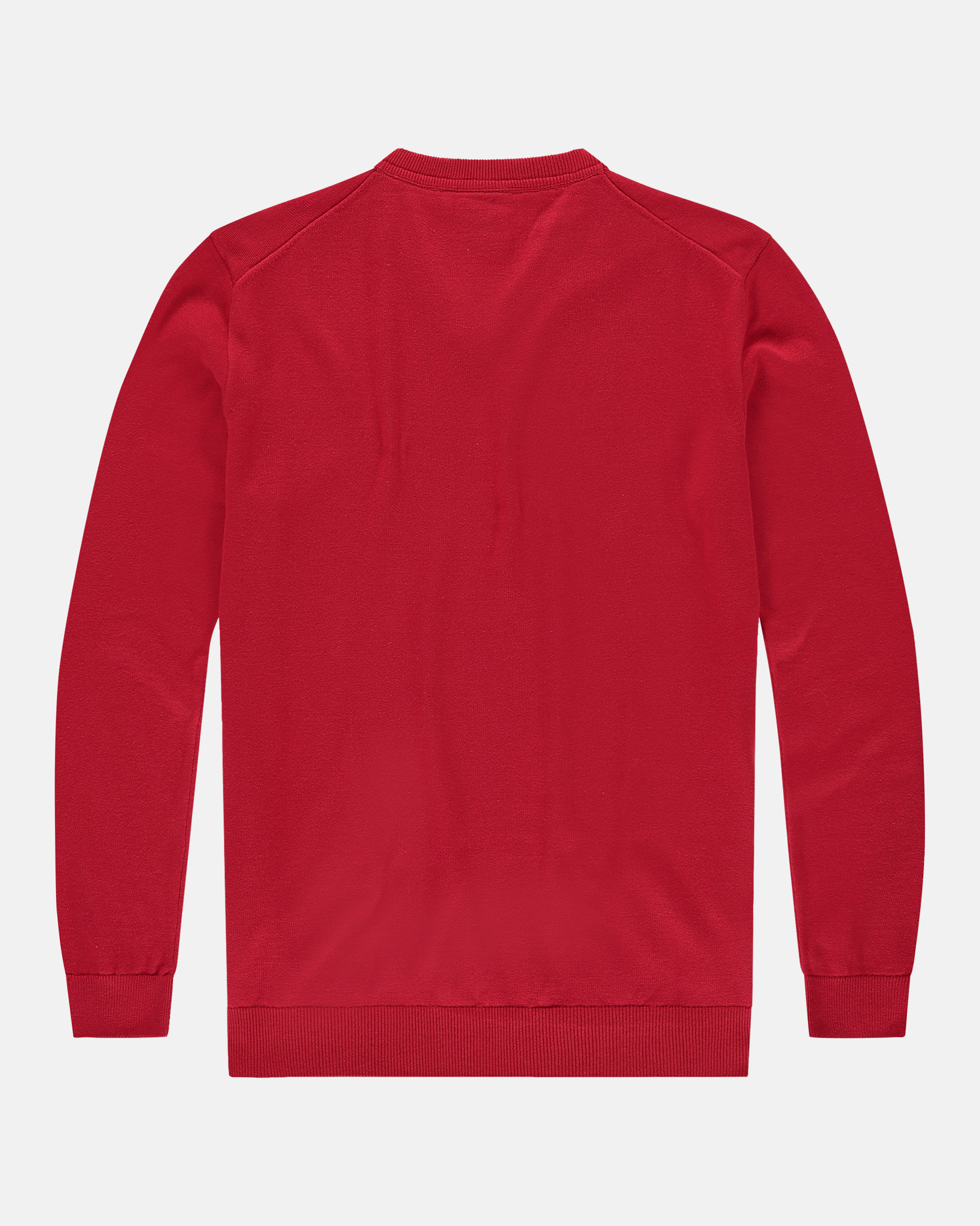 The Schooner V-Neck pullover True Red