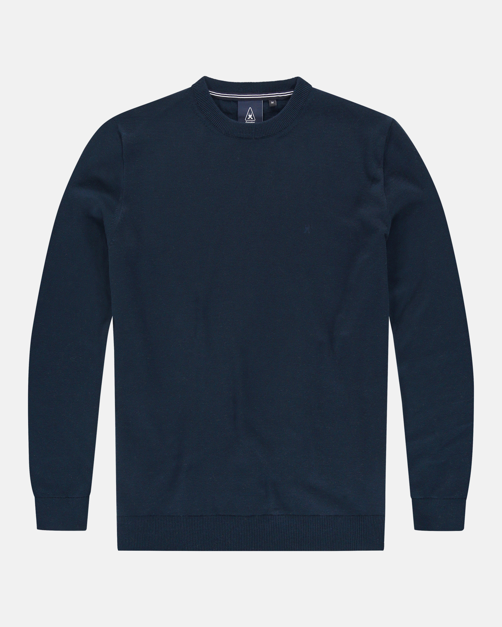 Ronde hals trui Schooner Crew Navy