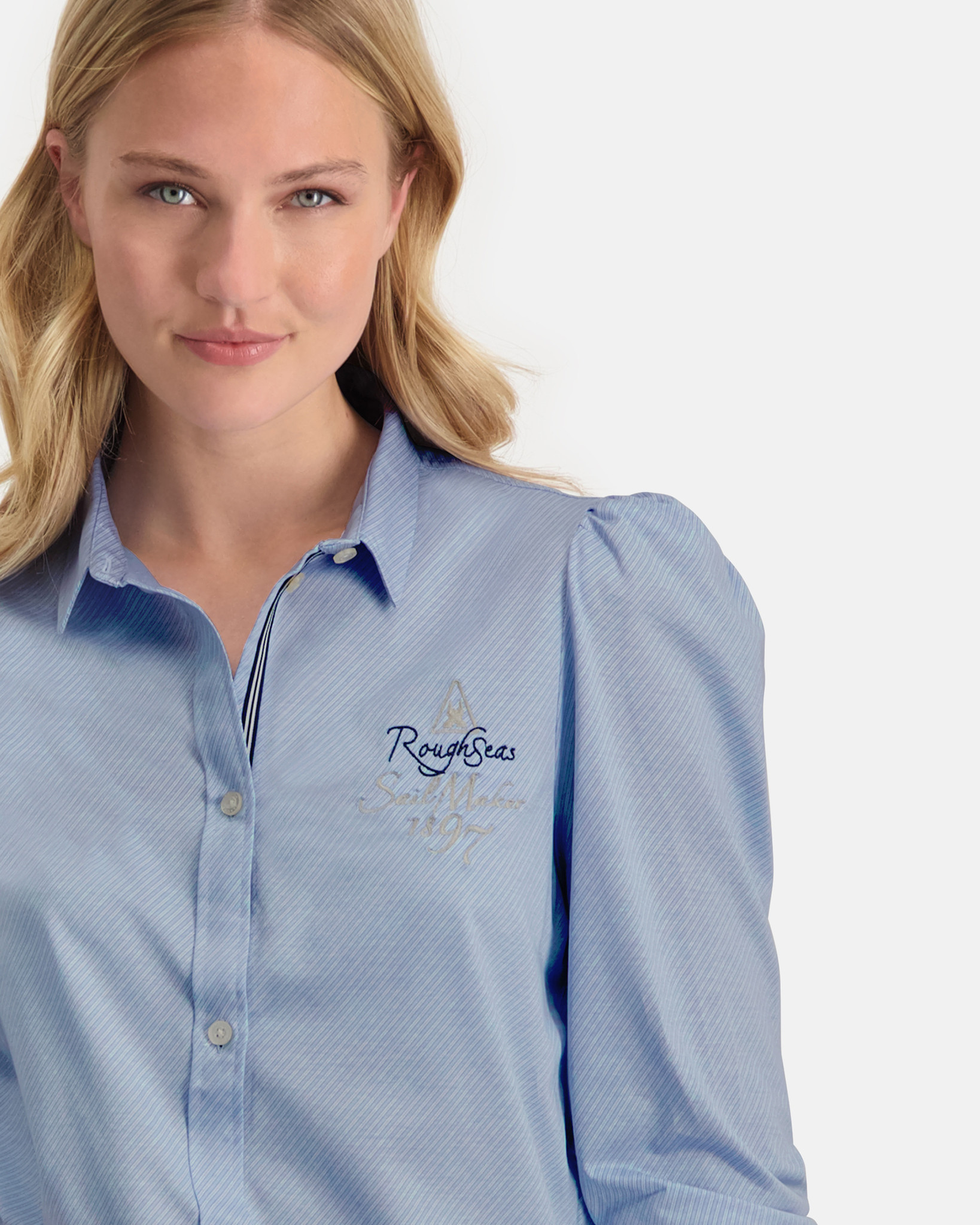 Stylish Mustique blouse Delphinium Blue