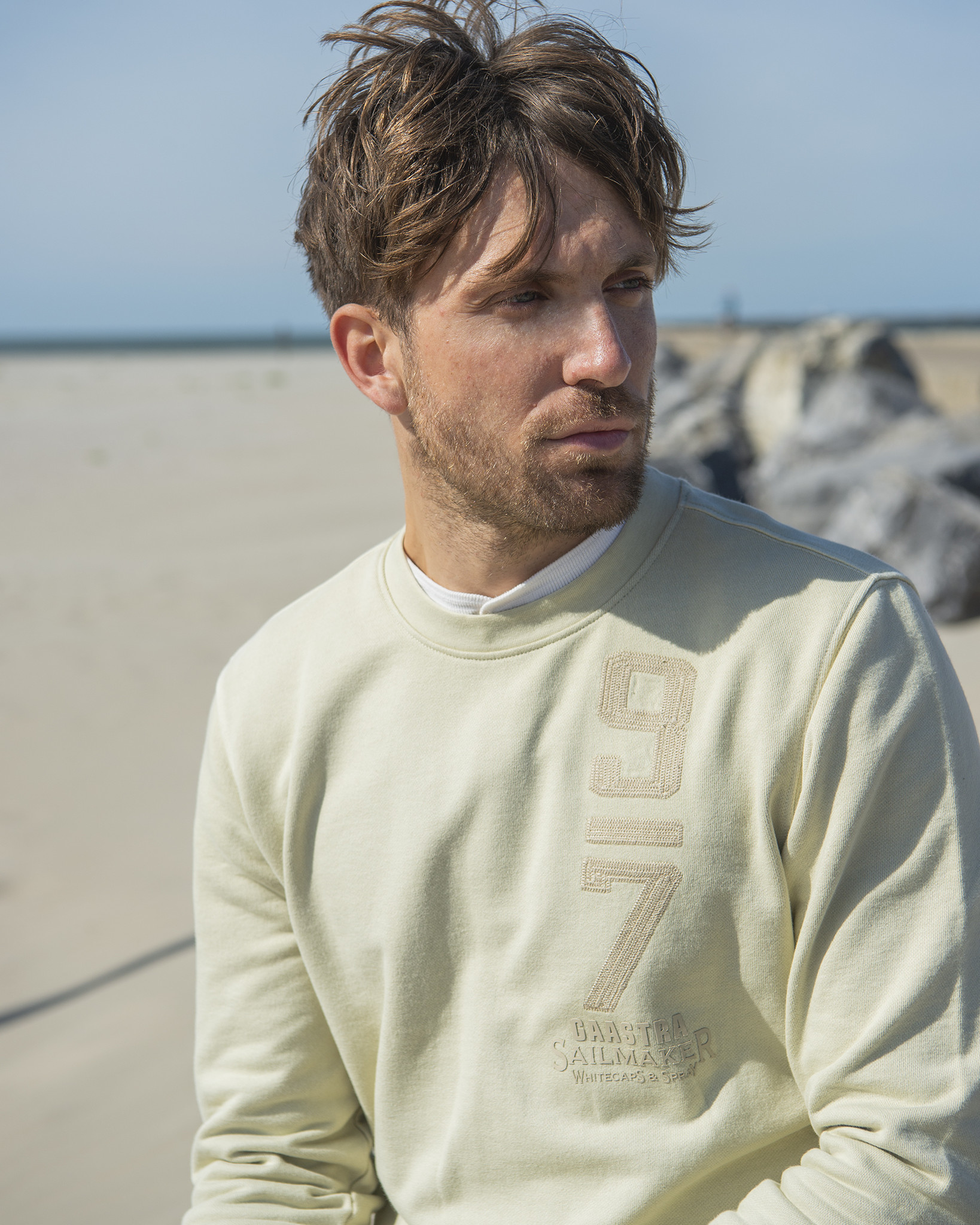 The cotton Moor Rib sweater