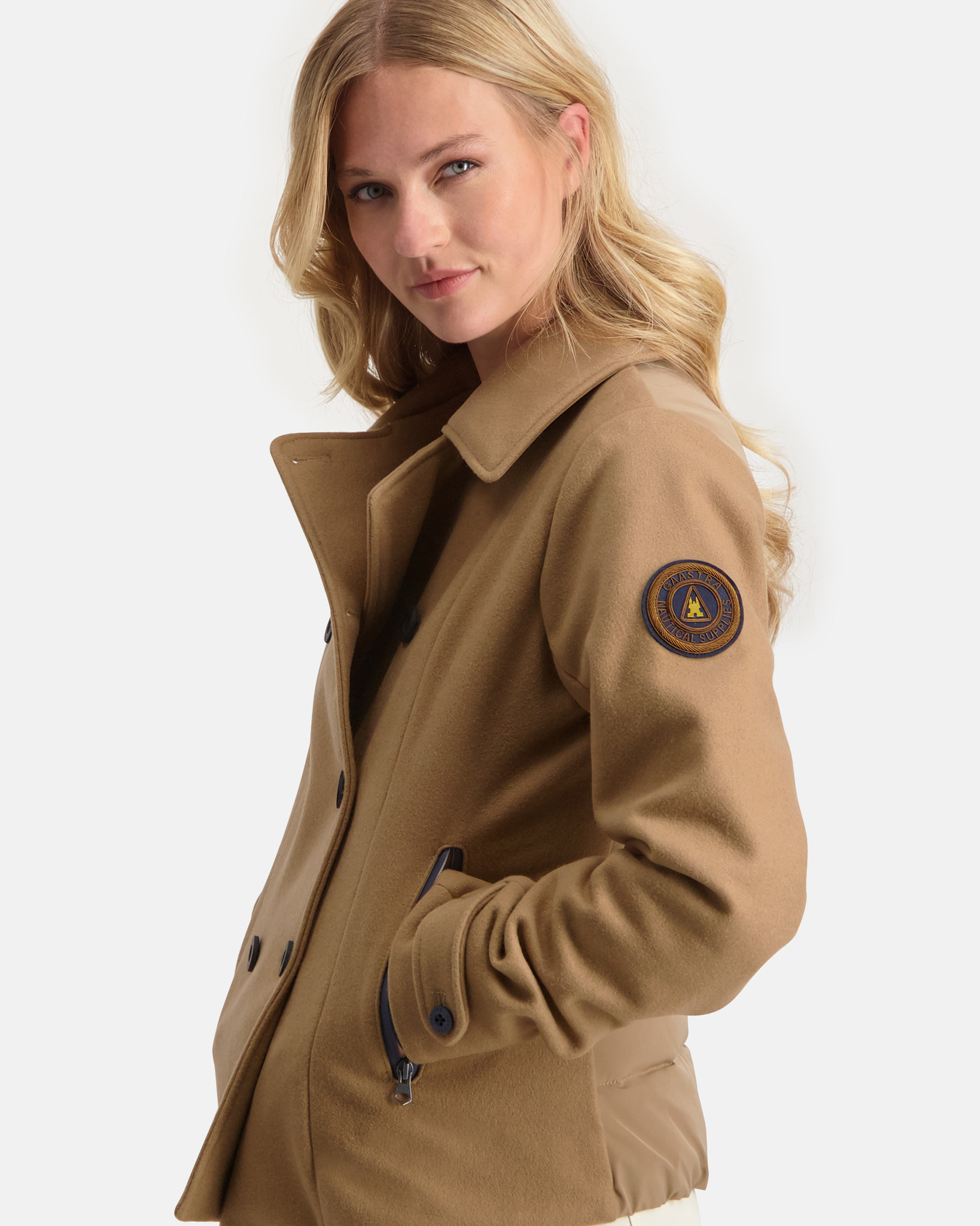 The stylish Odessa jacket Tigers Eye