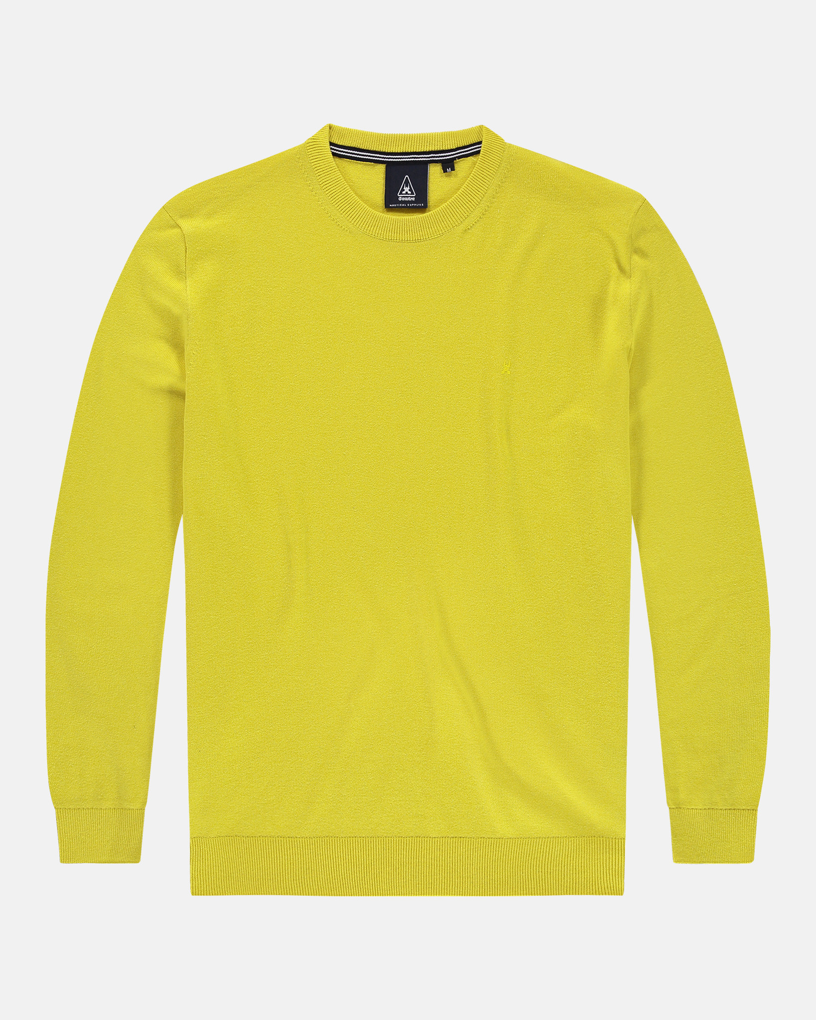 Ronde hals trui Schooner Crew Lemon