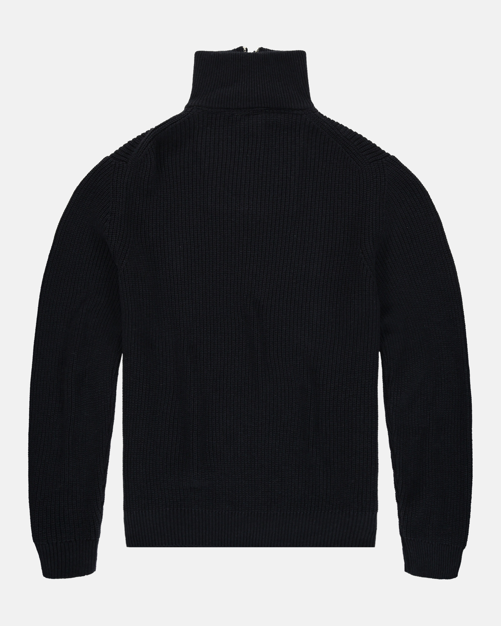 The Snap Pullover with high collar