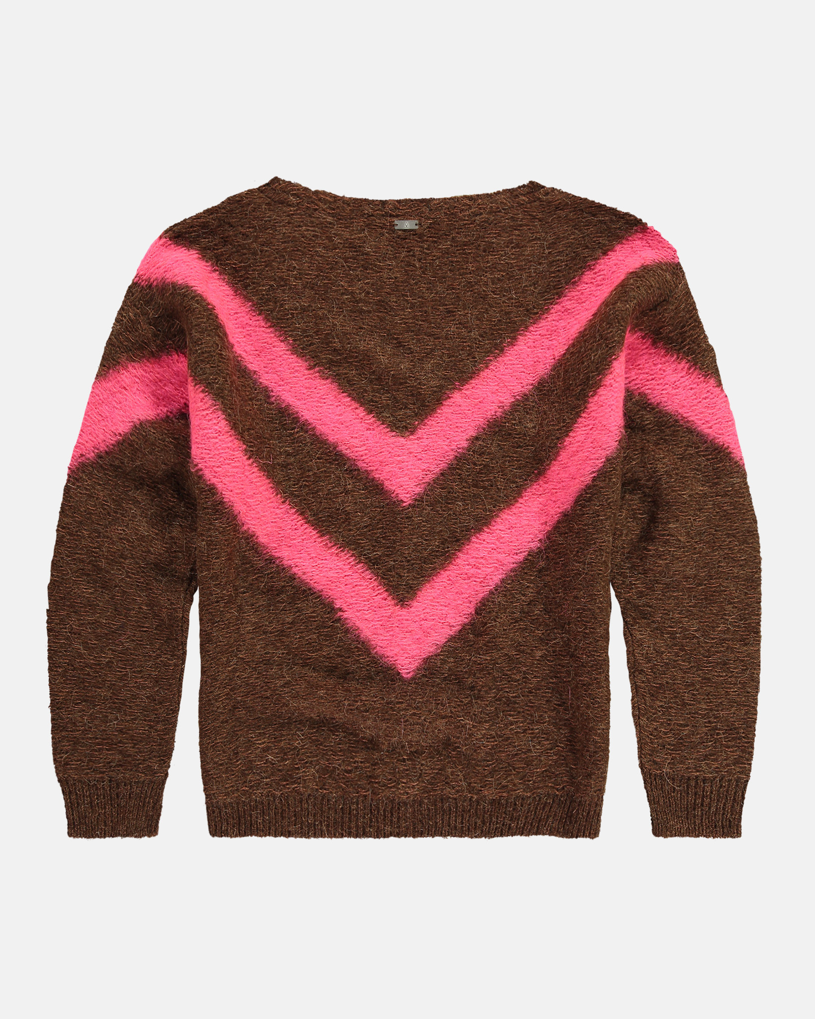 Melierter Mohair-Pullover Palmetta Tortoise