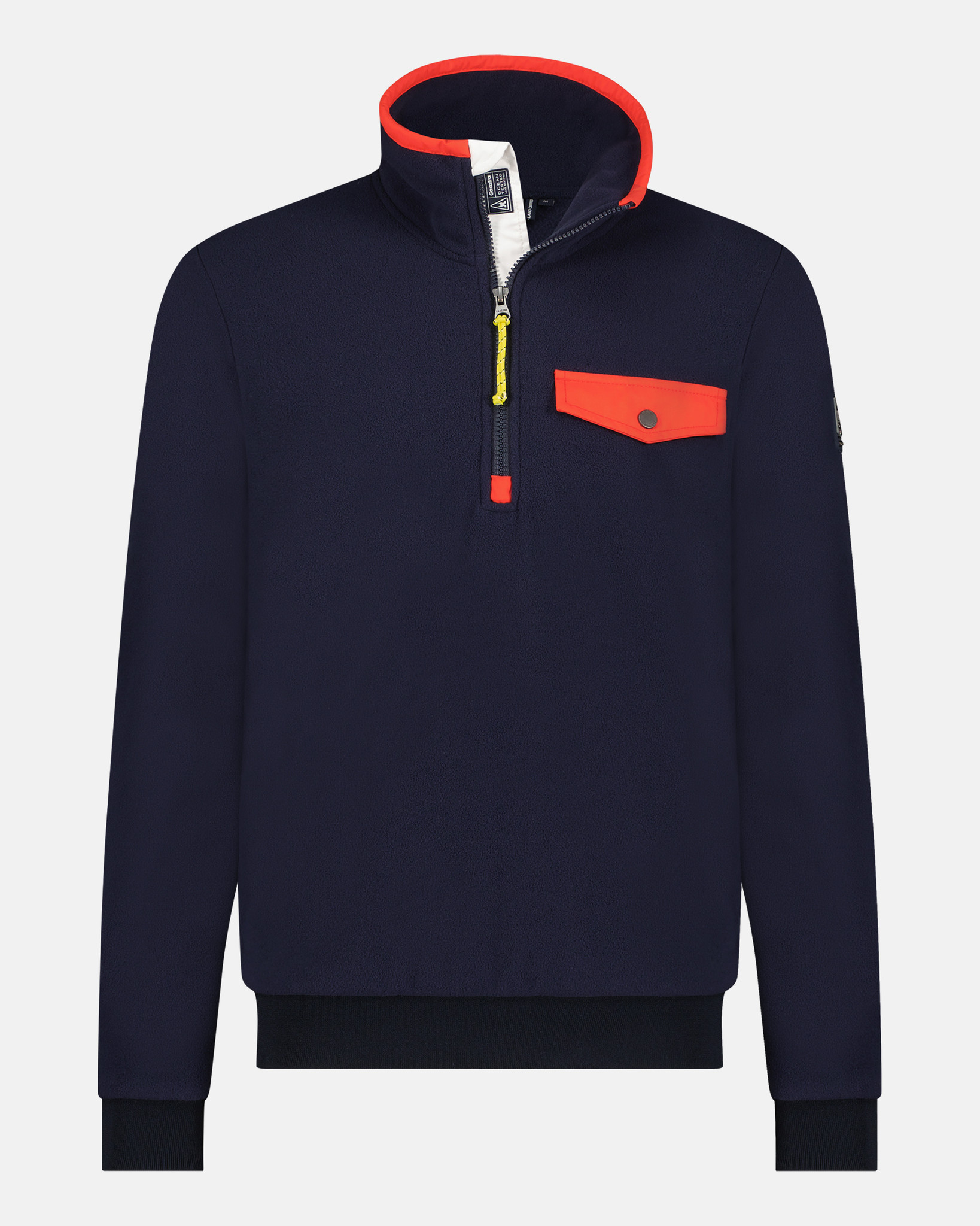 Half-zip Carbon fleece pullover