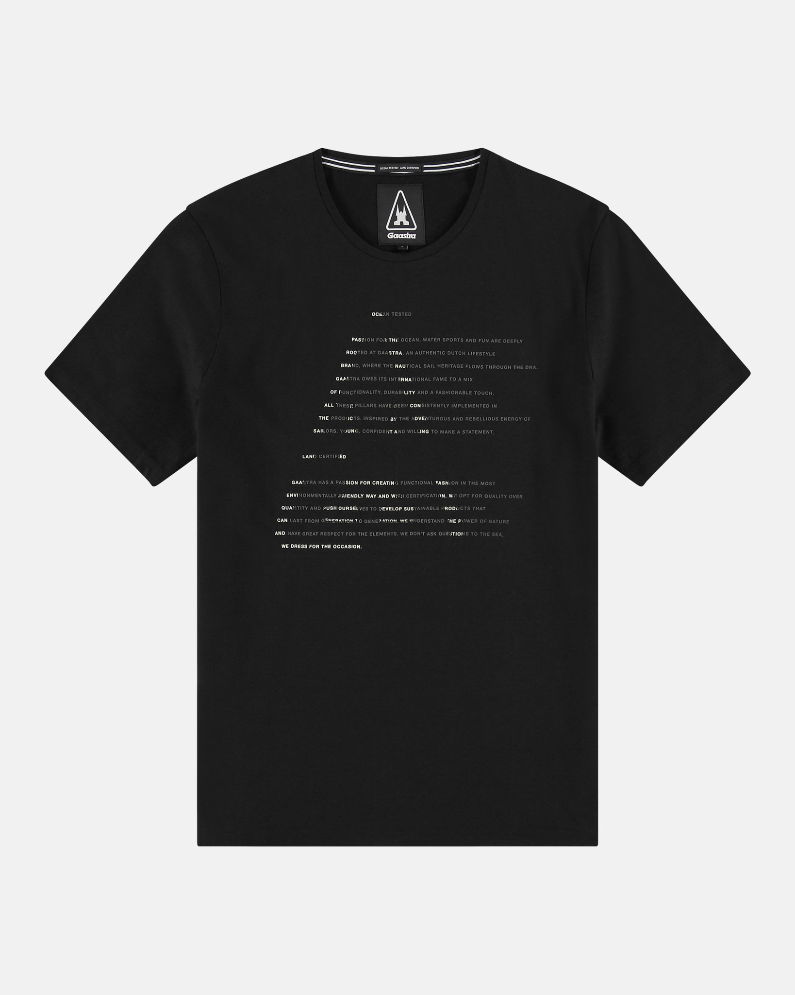 100% Baumwolle Warp-T-Shirt