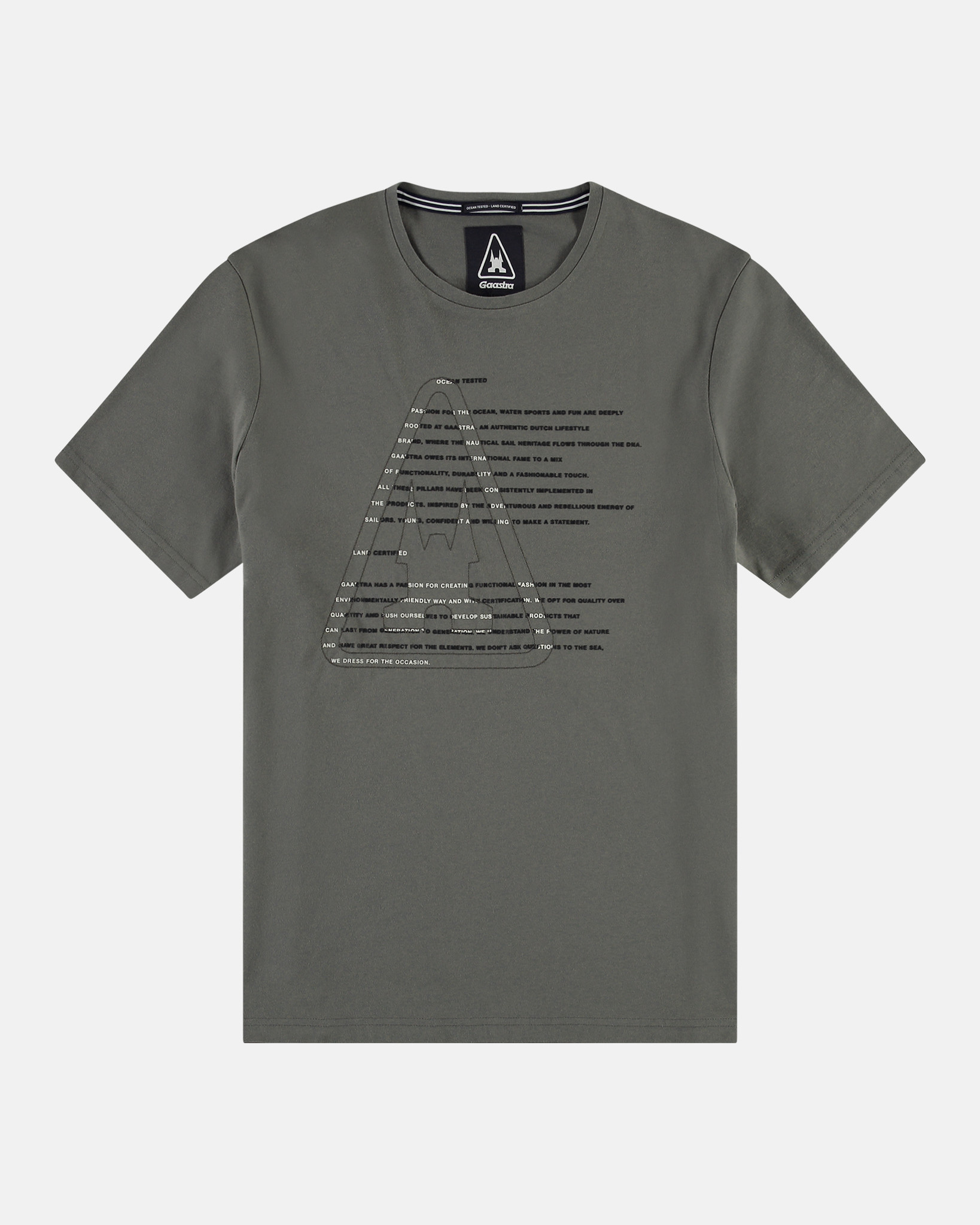 100% Baumwolle Warp-T-Shirt