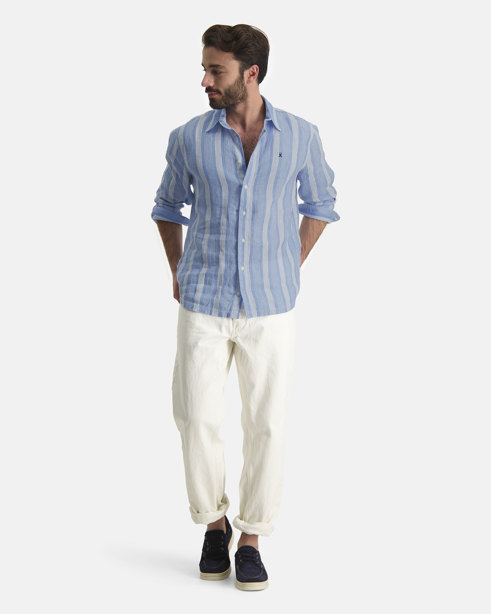 The 100% linen Faro shirt