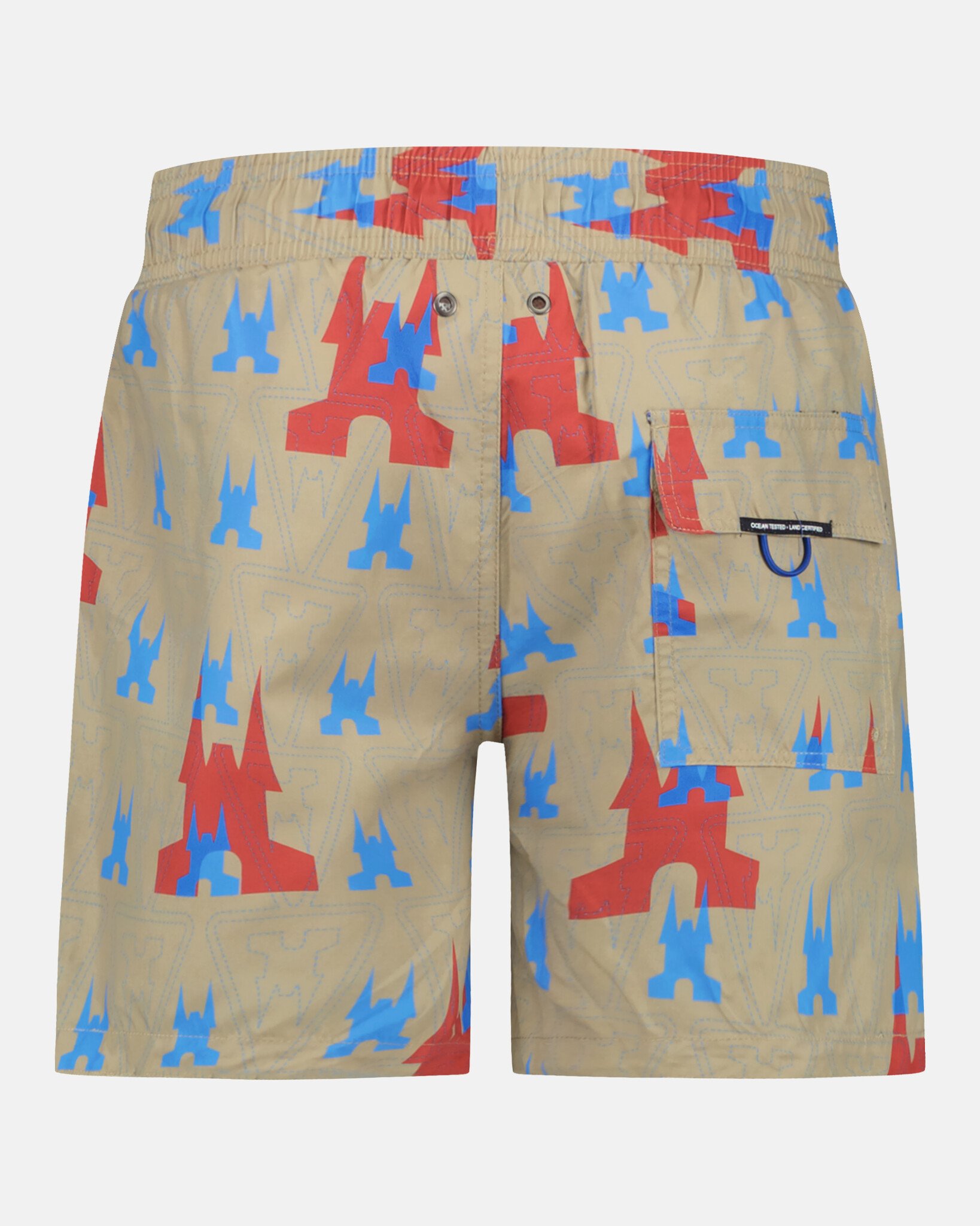 Tower printed Tahiti swim shorts