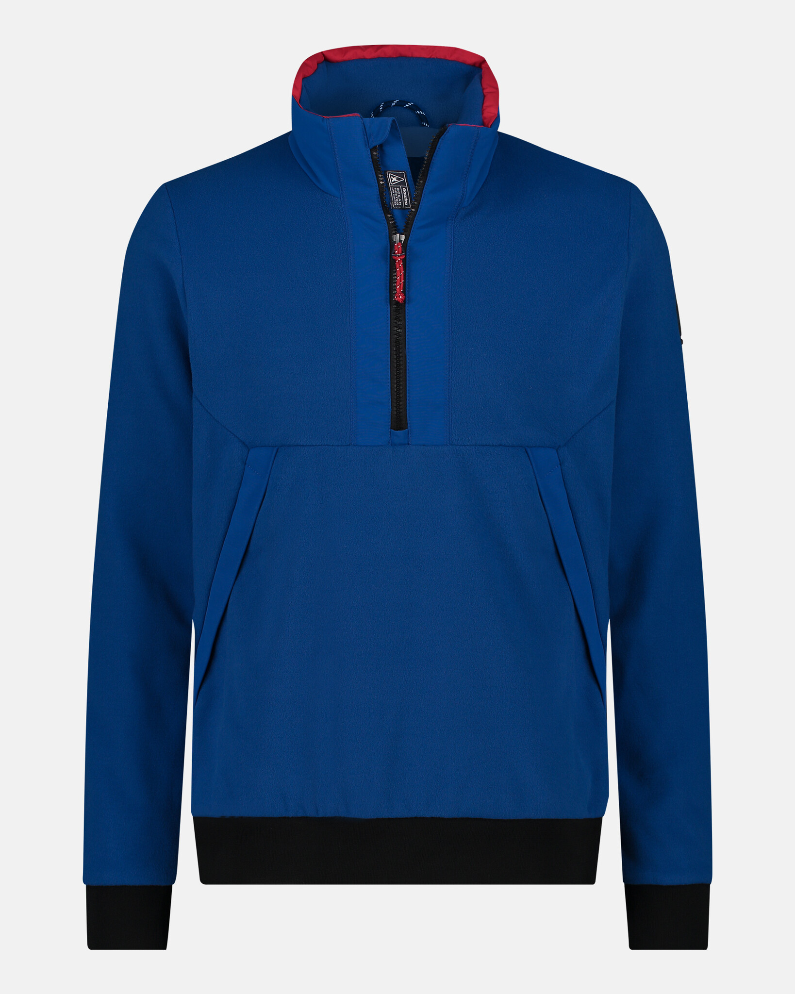 Fleece Anorak met windbreaker gemaakt van 100% recycled polyester