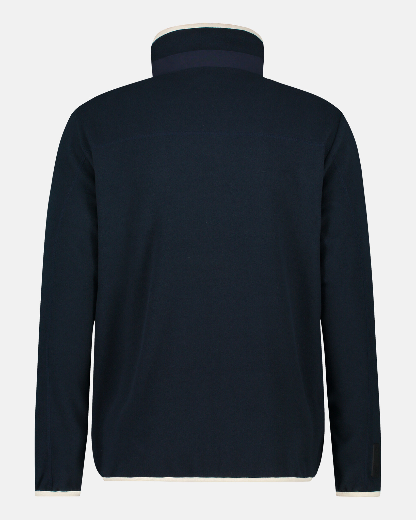Fleece jacket with padded and lined front panel made from 100% recycled polyester