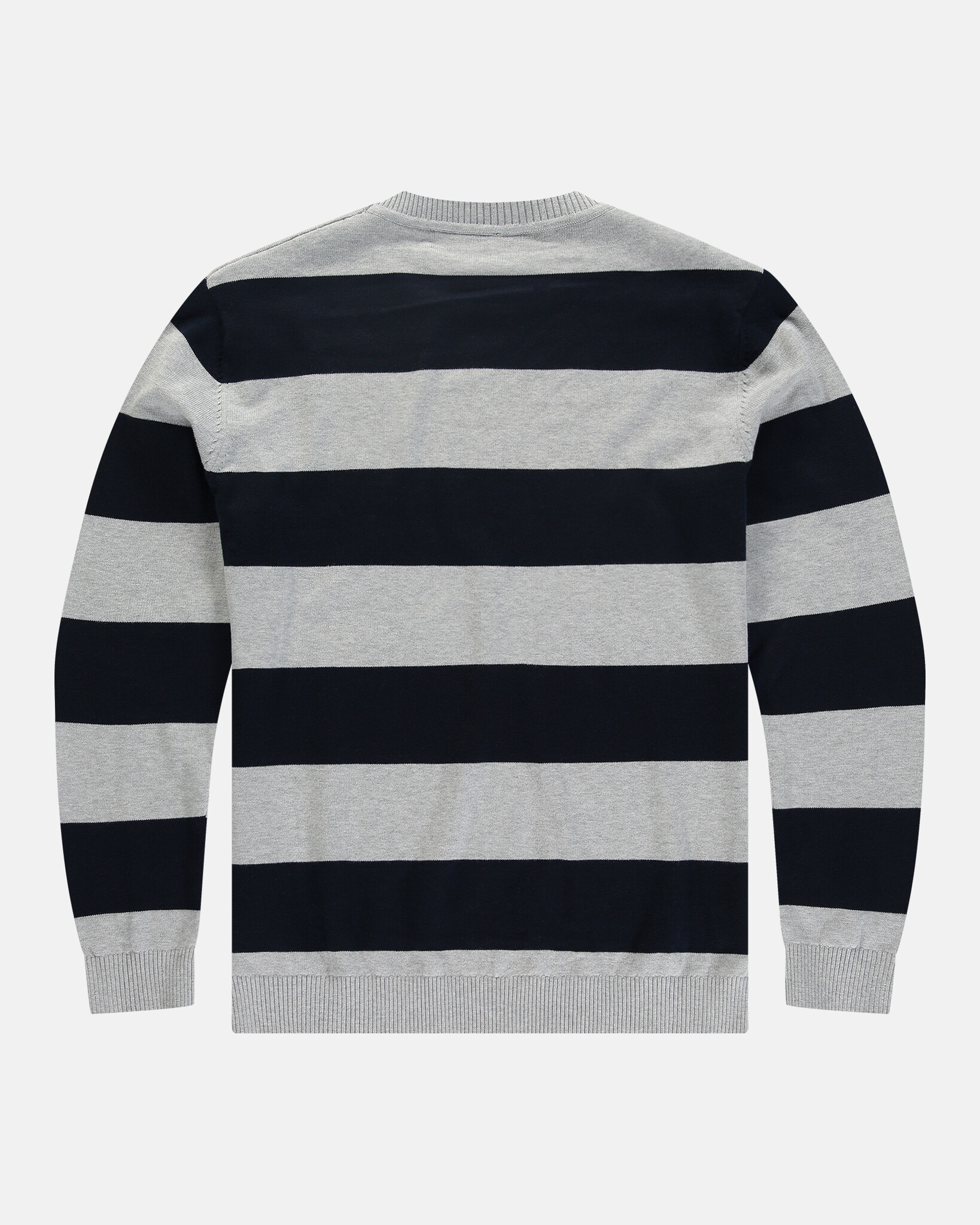 Round neck striped pullover