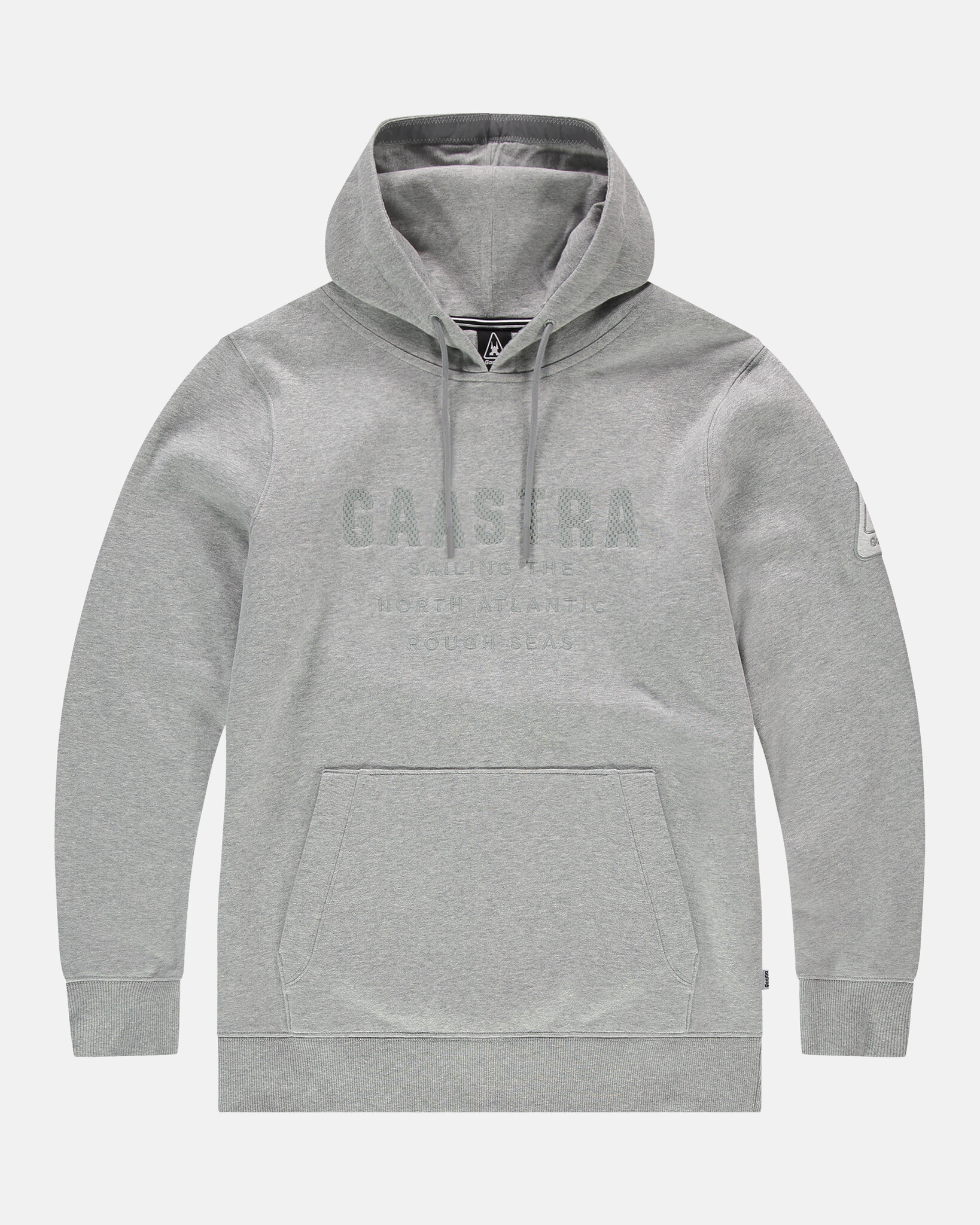 Hooded sweater with tone on tone embroidered Gaastra logo