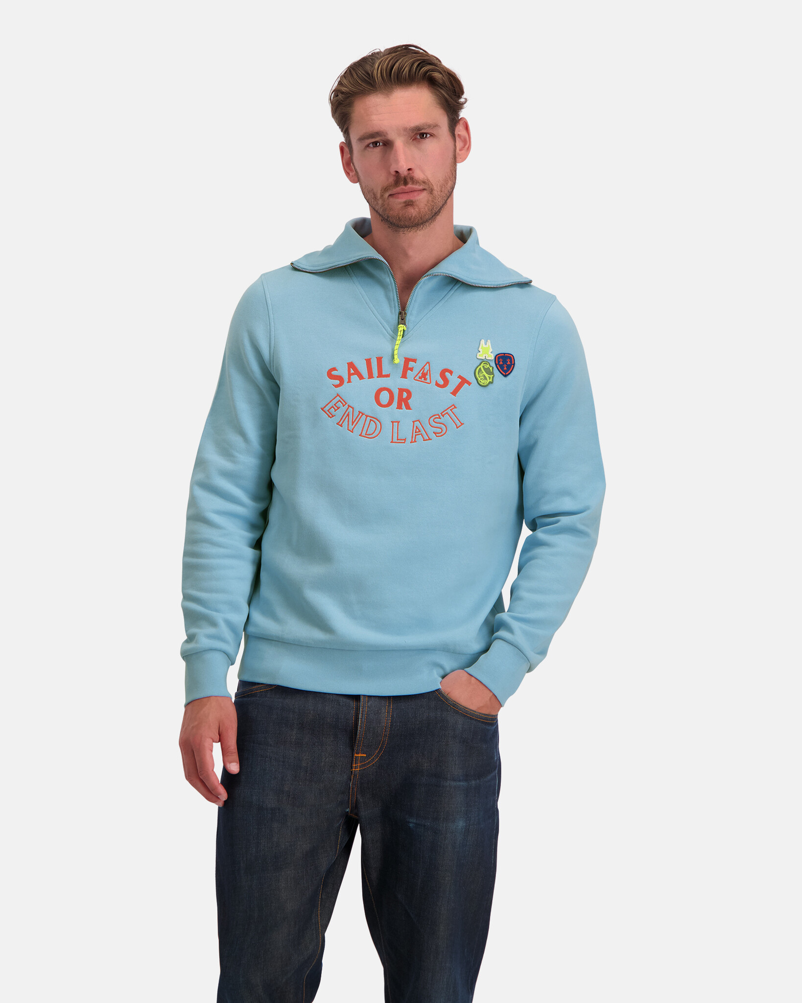 Half zip Sweatshirt aus dem einzigartigen Gaastra Vintage-Sportprogramm