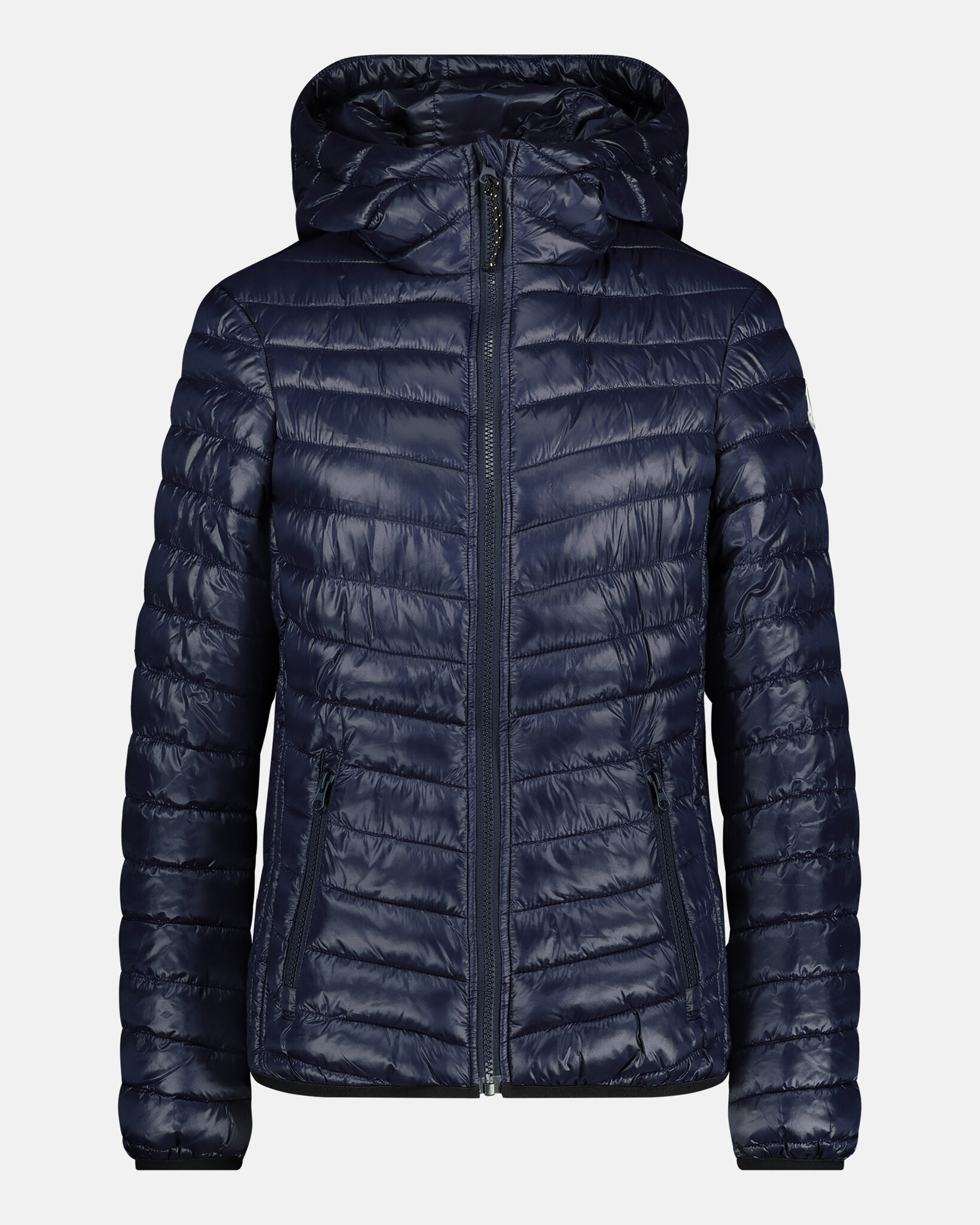 Womens Lightweight, water repellent puffer jacket with 100% recycled fabric and REPREVE®  filling