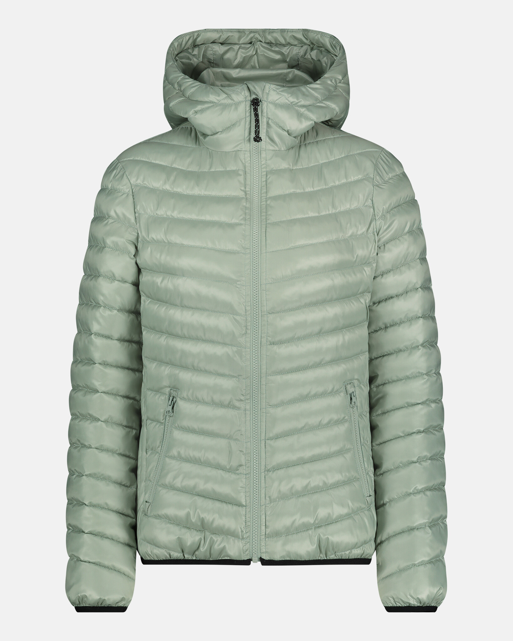 Womens Lightweight, water repellent puffer jacket with 100% recycled fabric and REPREVE®  filling