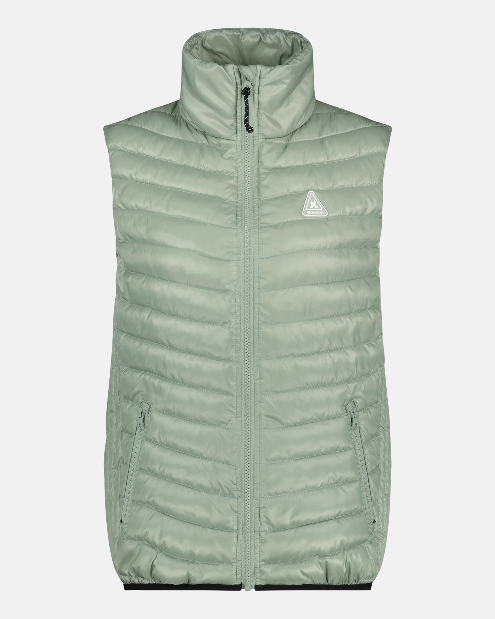 Womens Lightweight, water repellent bodywarmer with 100% recycled fabric and REPREVE®  filling