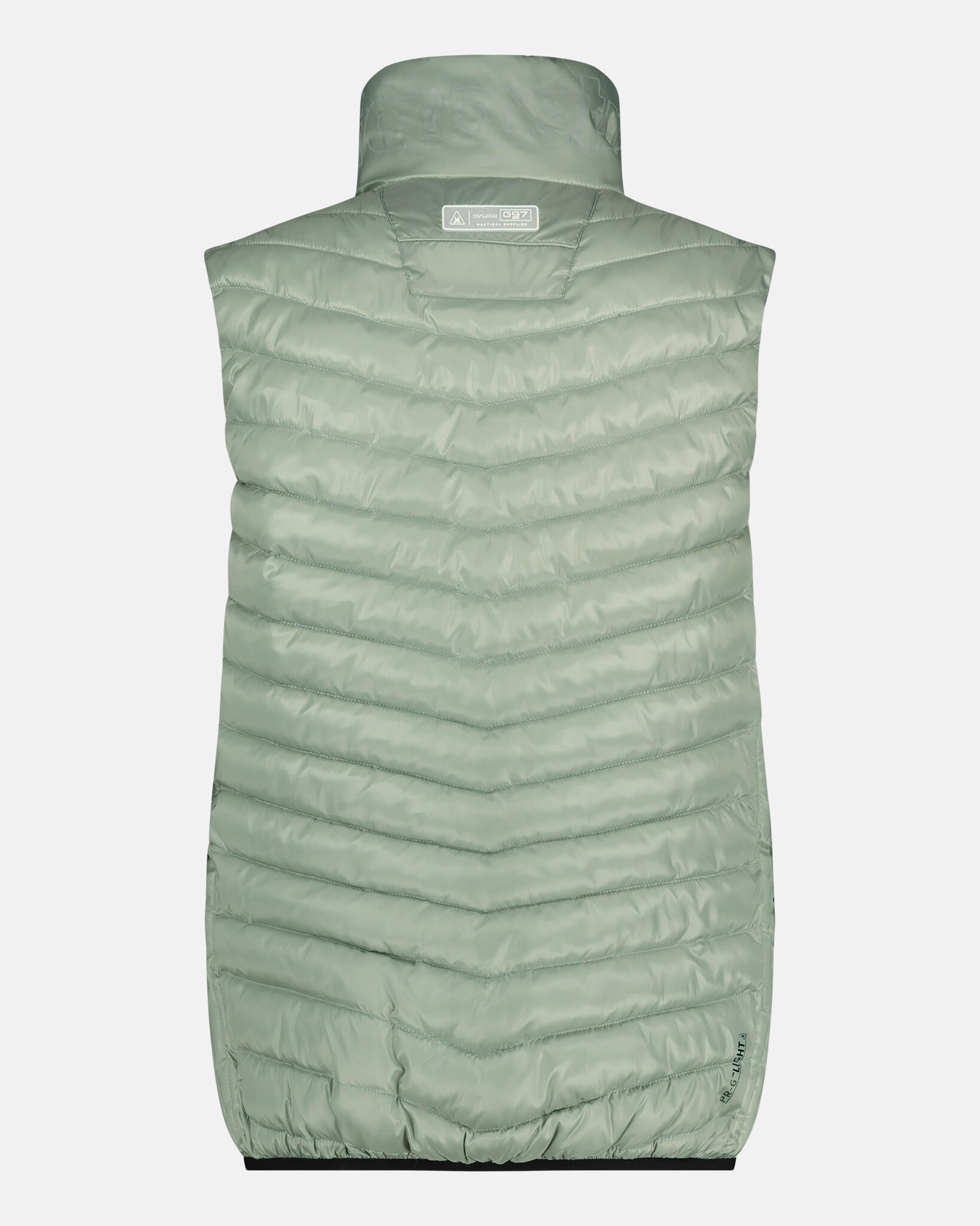 Dames lichtgewicht waterafstotende bodywarmer van 100% duurzaam materiaal en REPREVE® voering