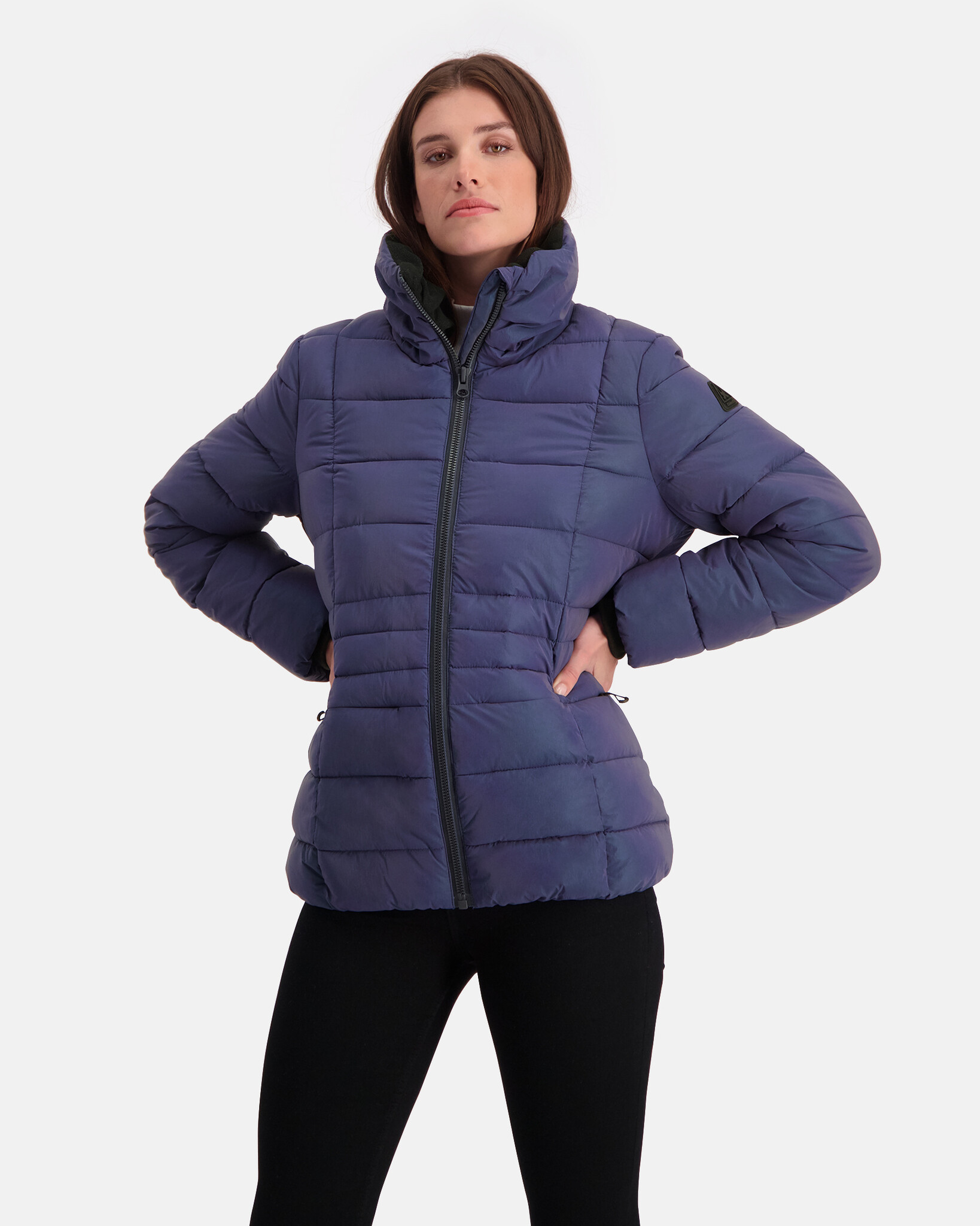 Puffer parka with 100% recycled fabric, REPREVE®  filling and water repelent finish