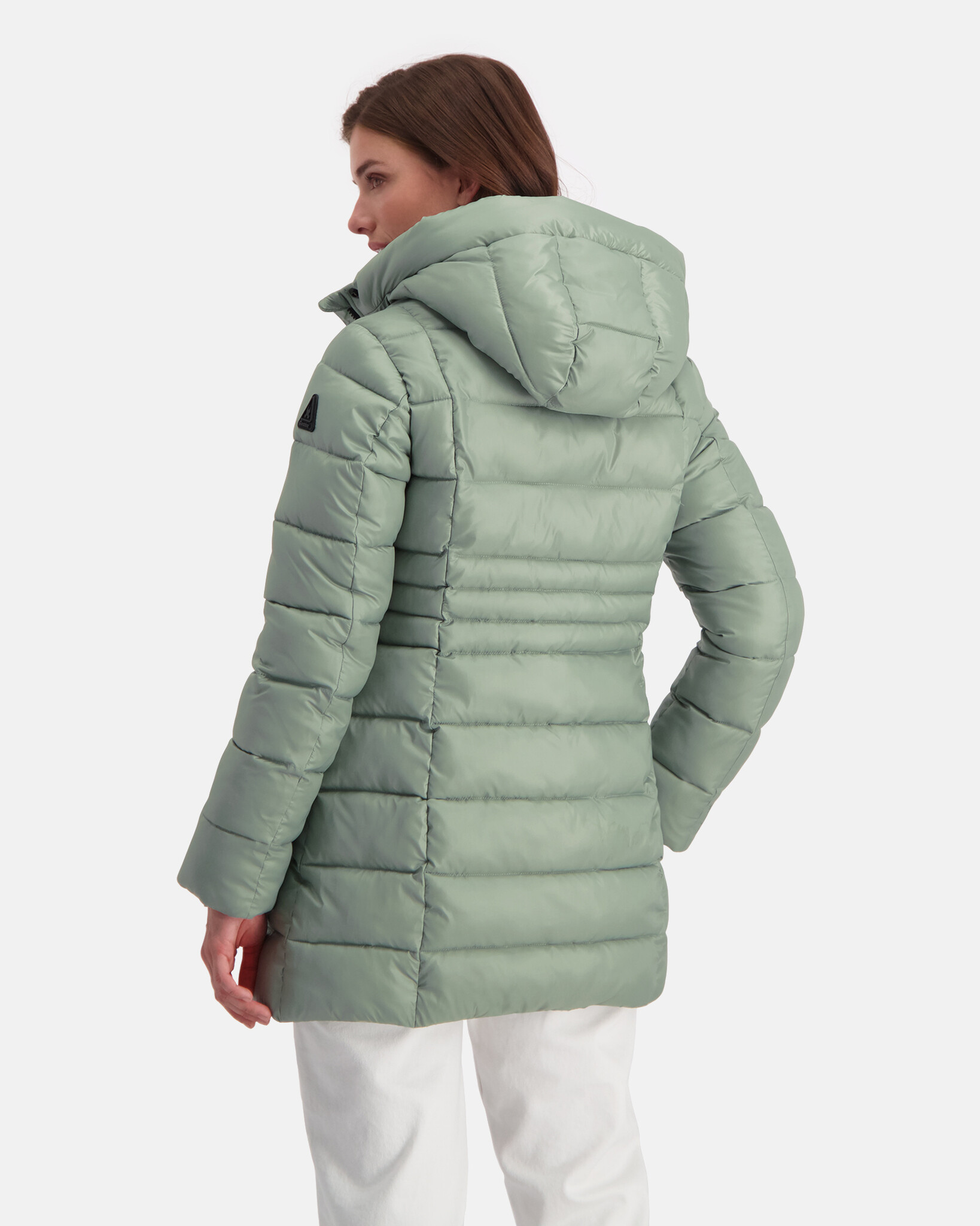 Puffer parka with 100% recycled fabric, REPREVE®  filling and water repelent finish