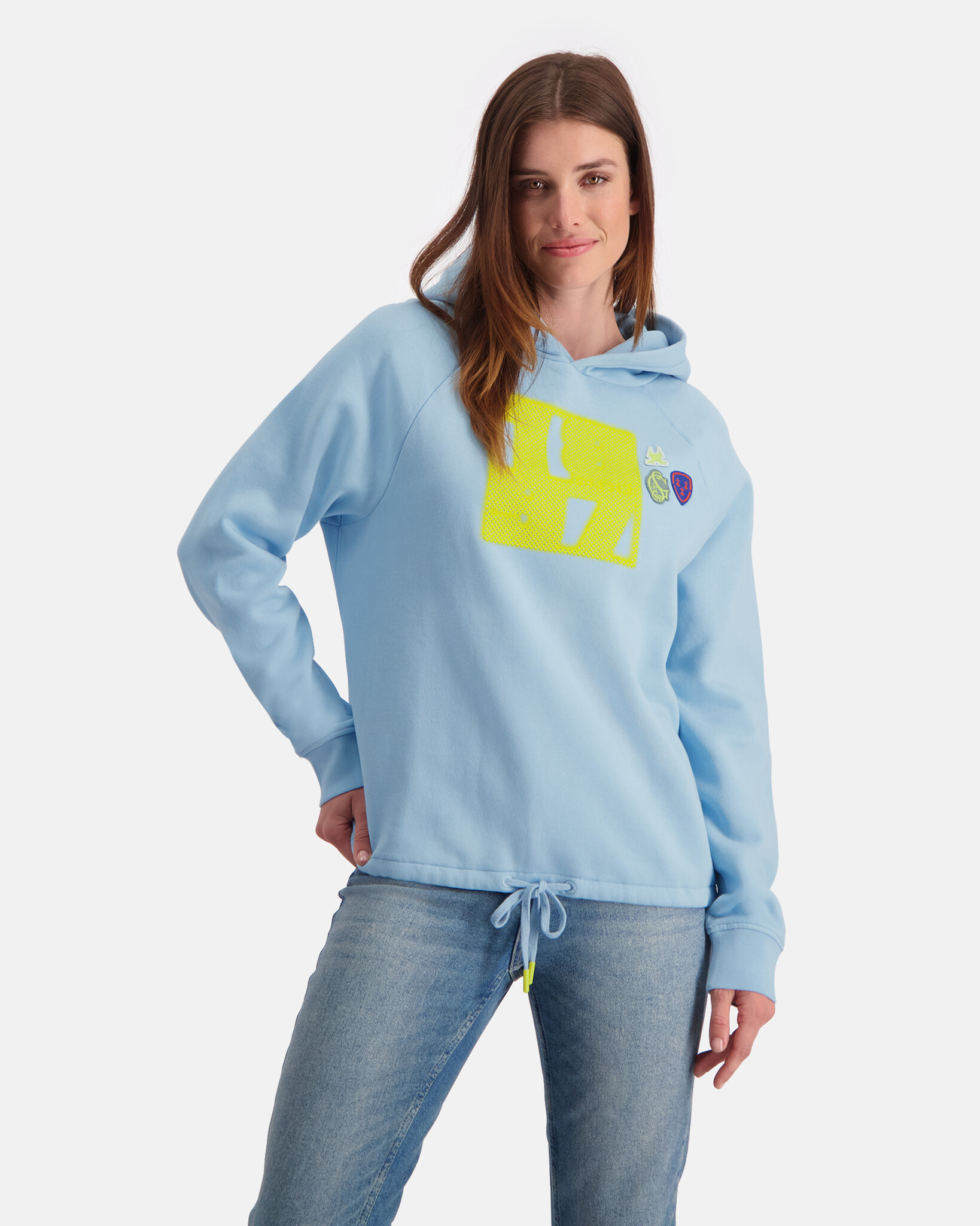 Hooded sweater met raglan mouw van het unieke Gaastra vintage sport programma