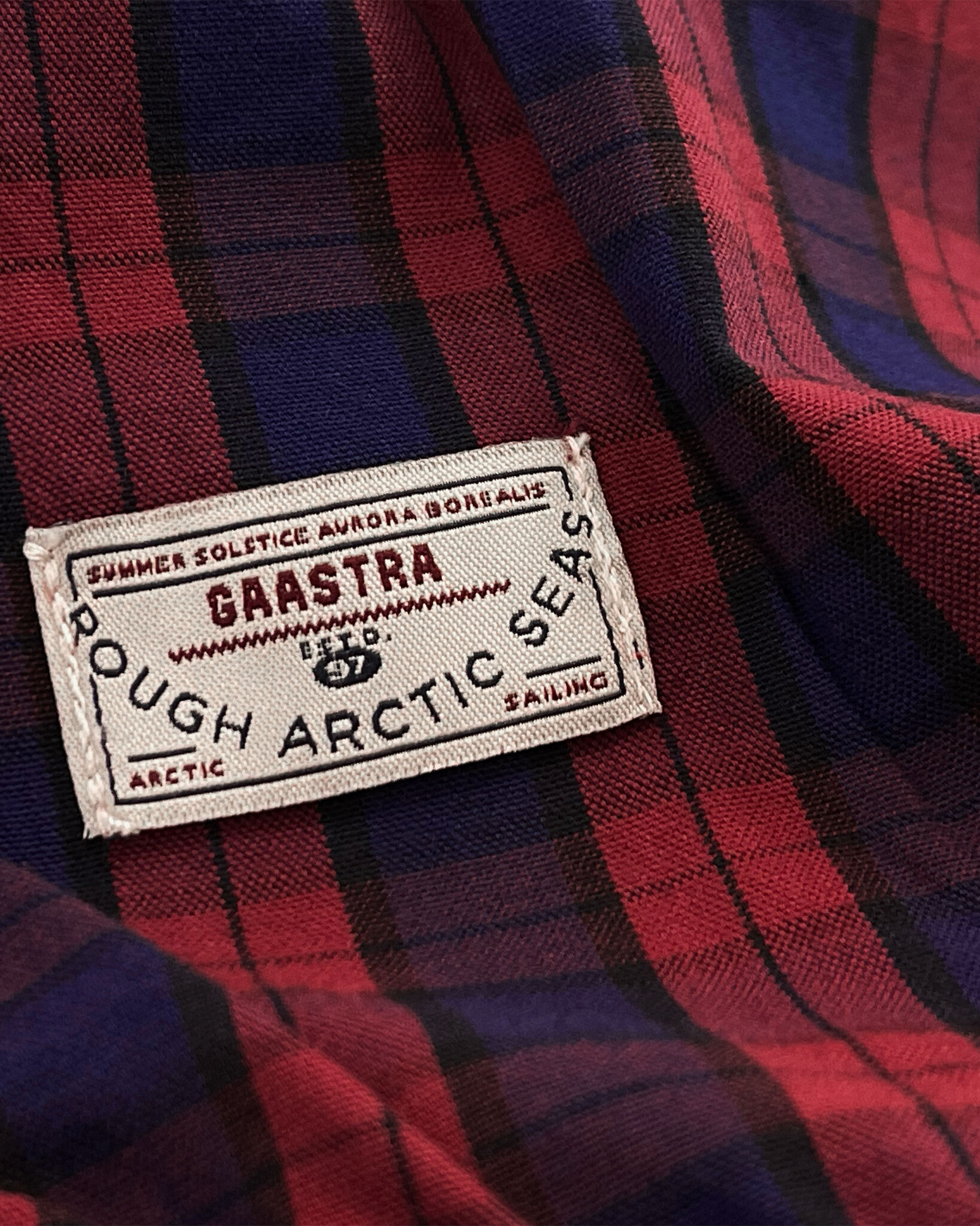 Regular fit geruit overhemd van katoen met button-down kraag en logo op de borst