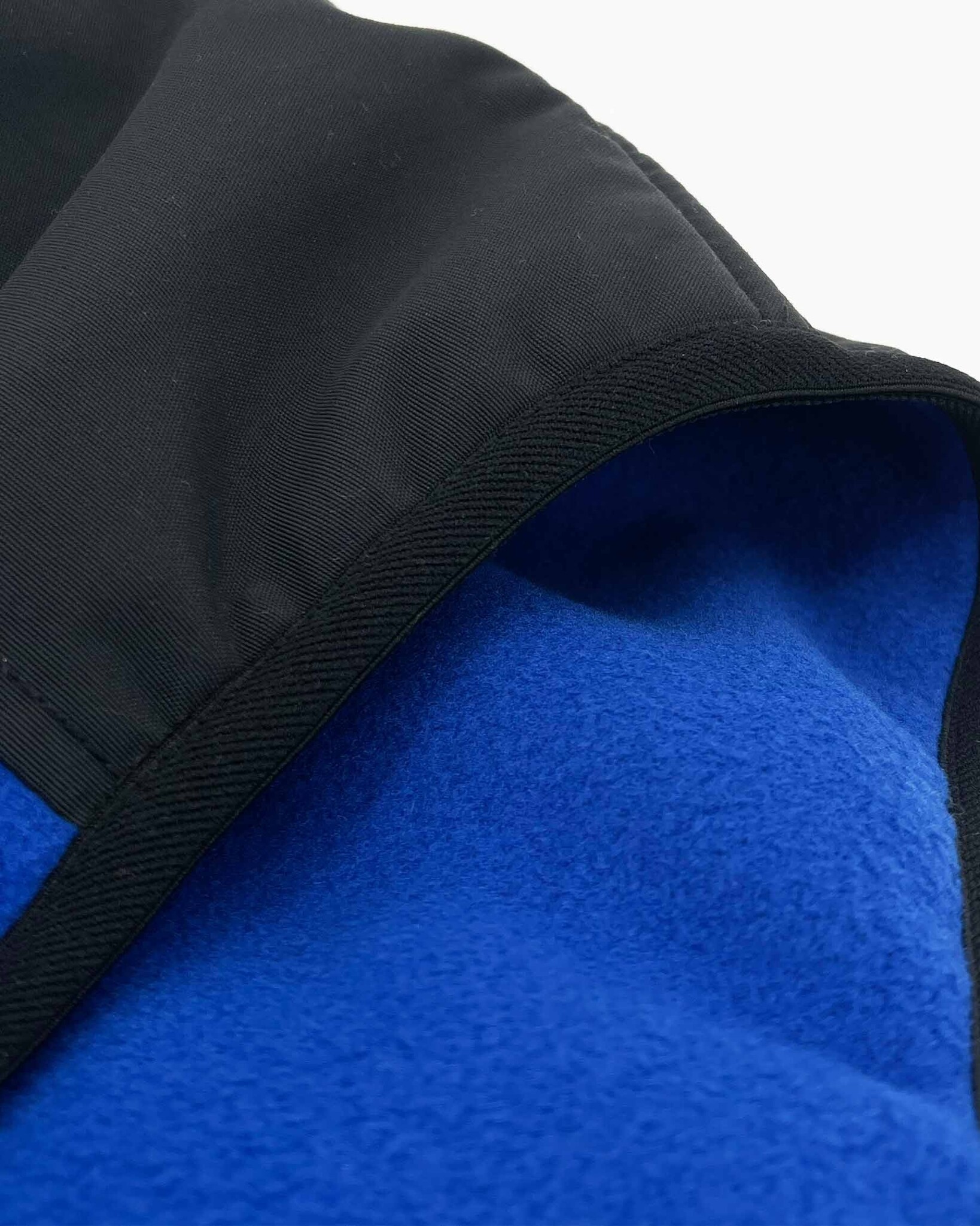 Fleece bodywarmer with padded and lined front panel made from 100% recycled polyester