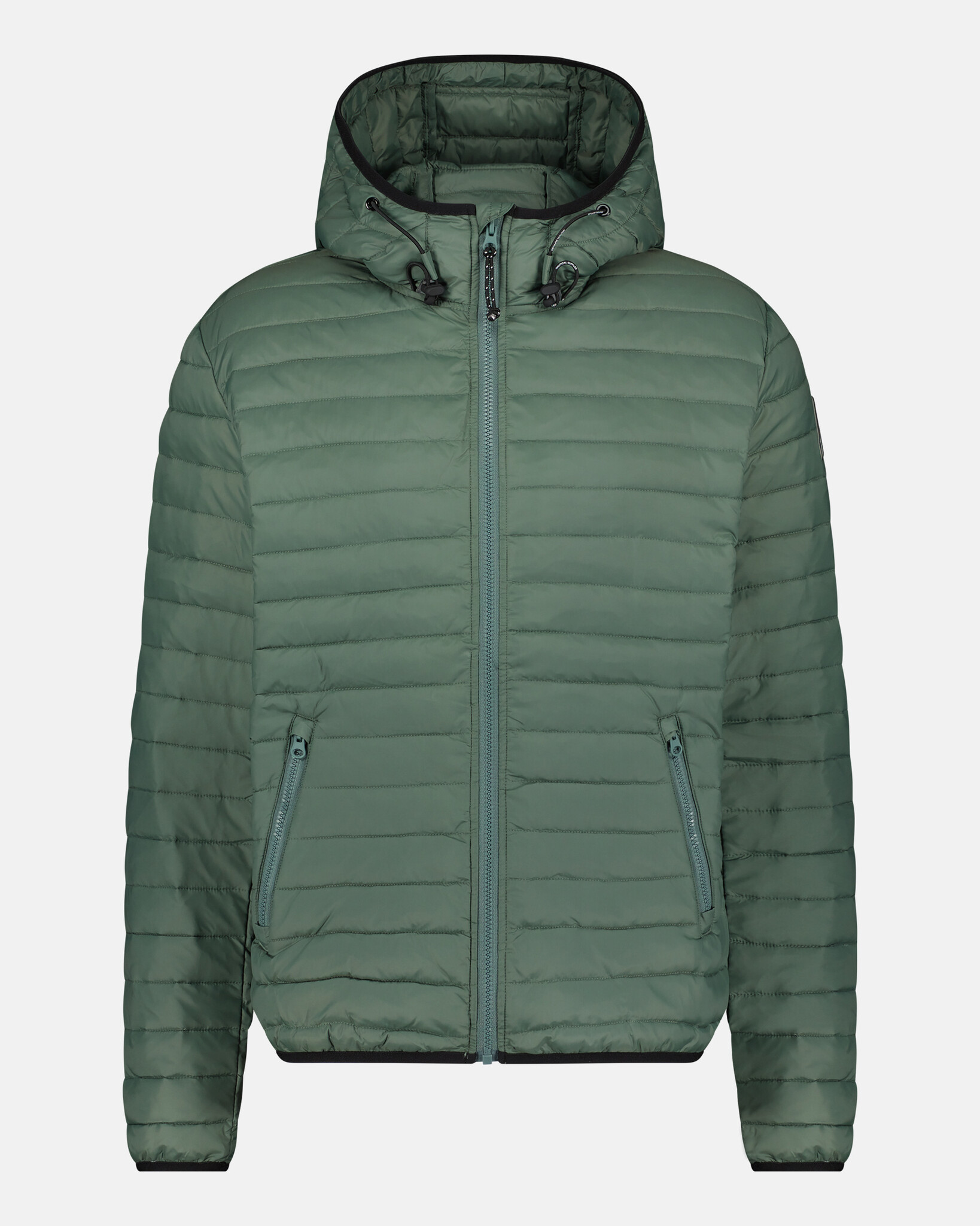 Mens Lightweight, water repellent puffer jacket with 100% recycled fabric and REPREVE®  filling