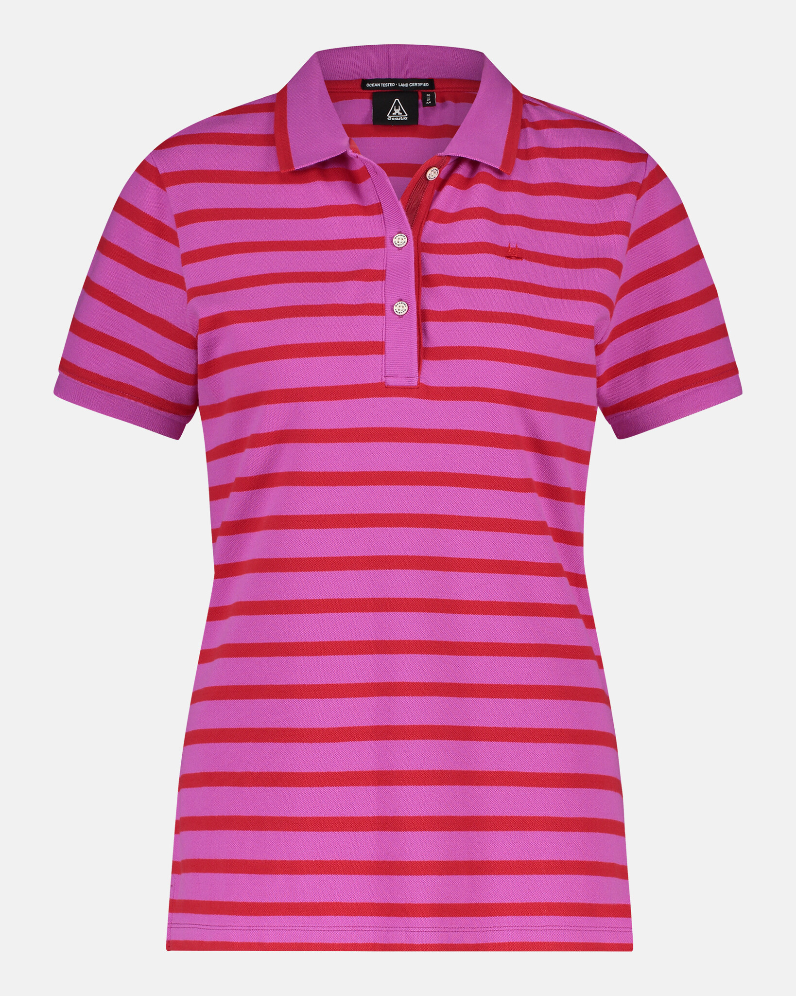 Klassieke Issa Wave Gestreepte Piqué Polo met Geborduurd logo