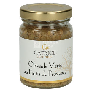 Tapenade d'olives vertes au Pastis de Provence