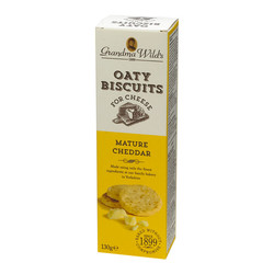Oaty biscuits for Cheese Mature Cheddar 130 g - Doos 12 stuks