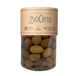 Olives Peranzana al naturale 370 ml - BIO - Boîte 6 pièces