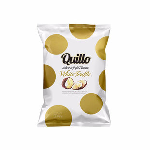 Quillo Chips White Truffle 45 g - Doos 25 stuks