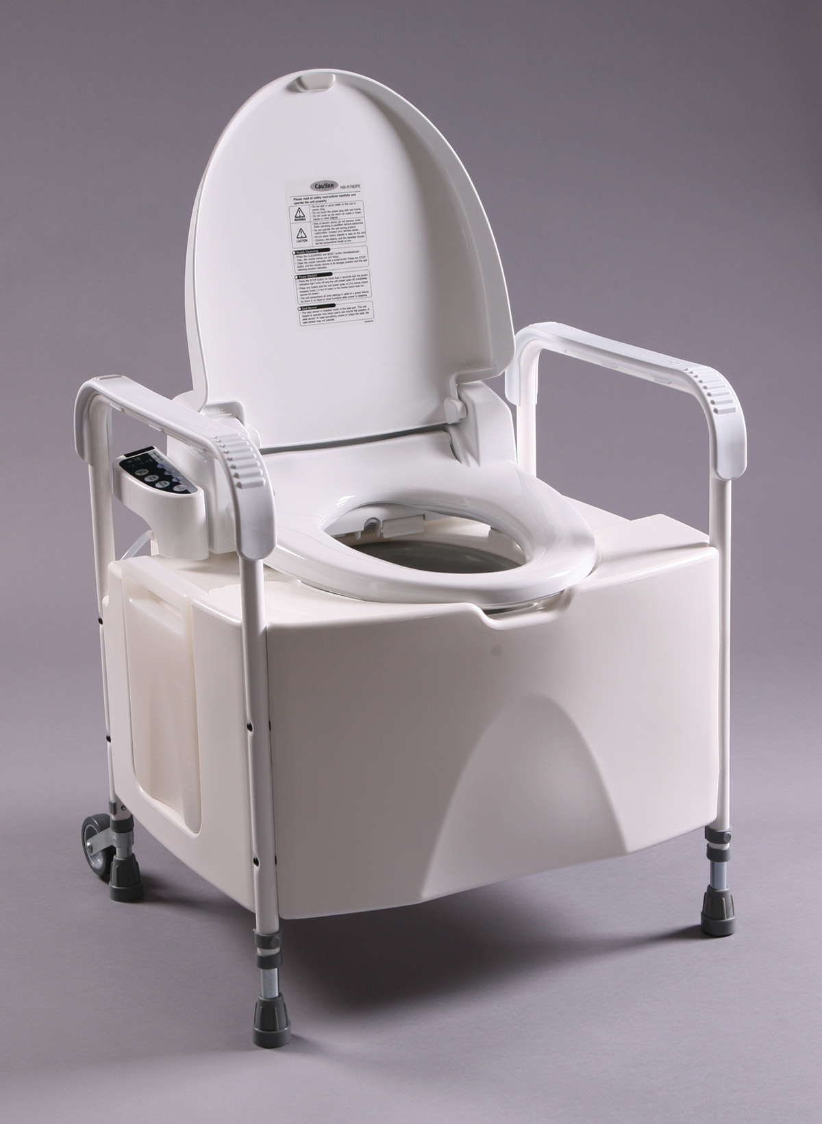 Toiletstoel inclusief bidetsysteem