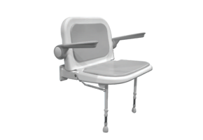 Douchezitje met rugleuning extra breed