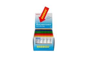 Anabox dagbox - display 16 stuks