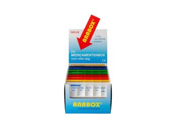 Anabox dagbox - display 16 stuks