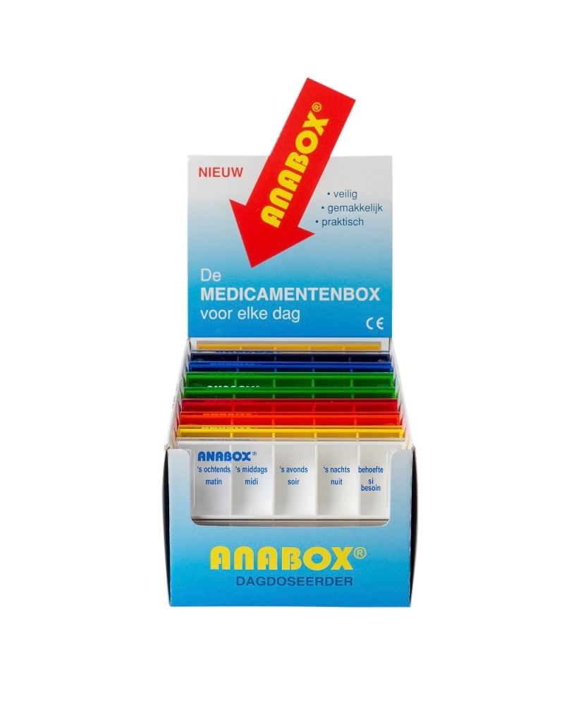 Anabox dagbox - display 16 stuks