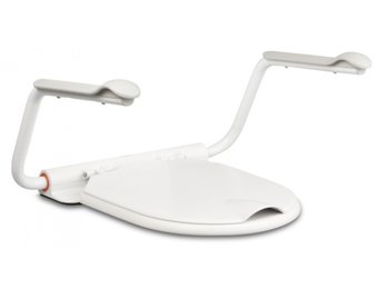 Support toiletbril met armsteunen