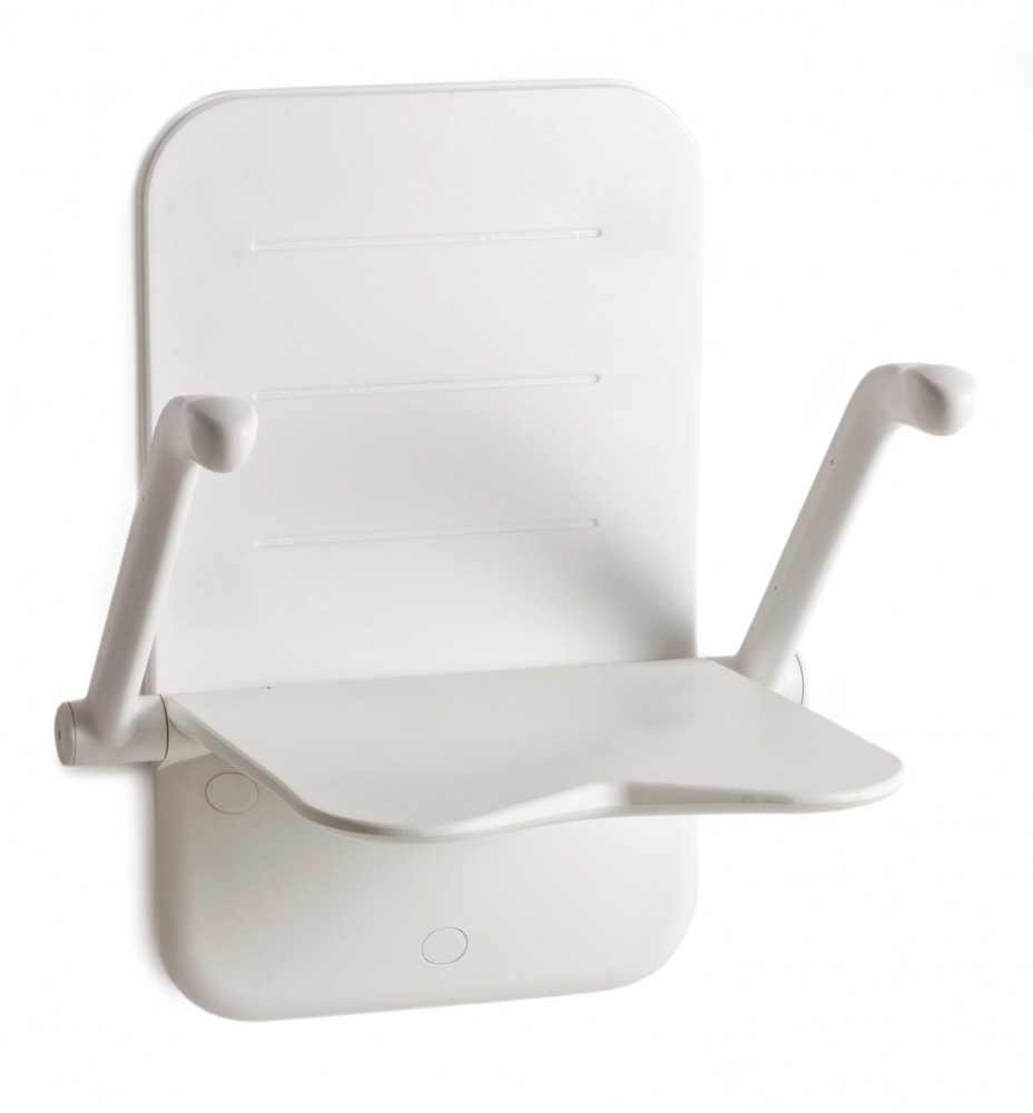 Relax douchezitting - met armsteunen en zachte rugleuning