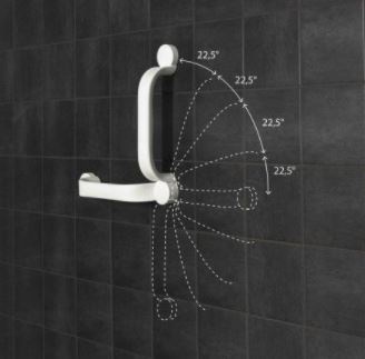 Flex wandbeugel 2 sets- schroefmontage - 2 x 30 cm