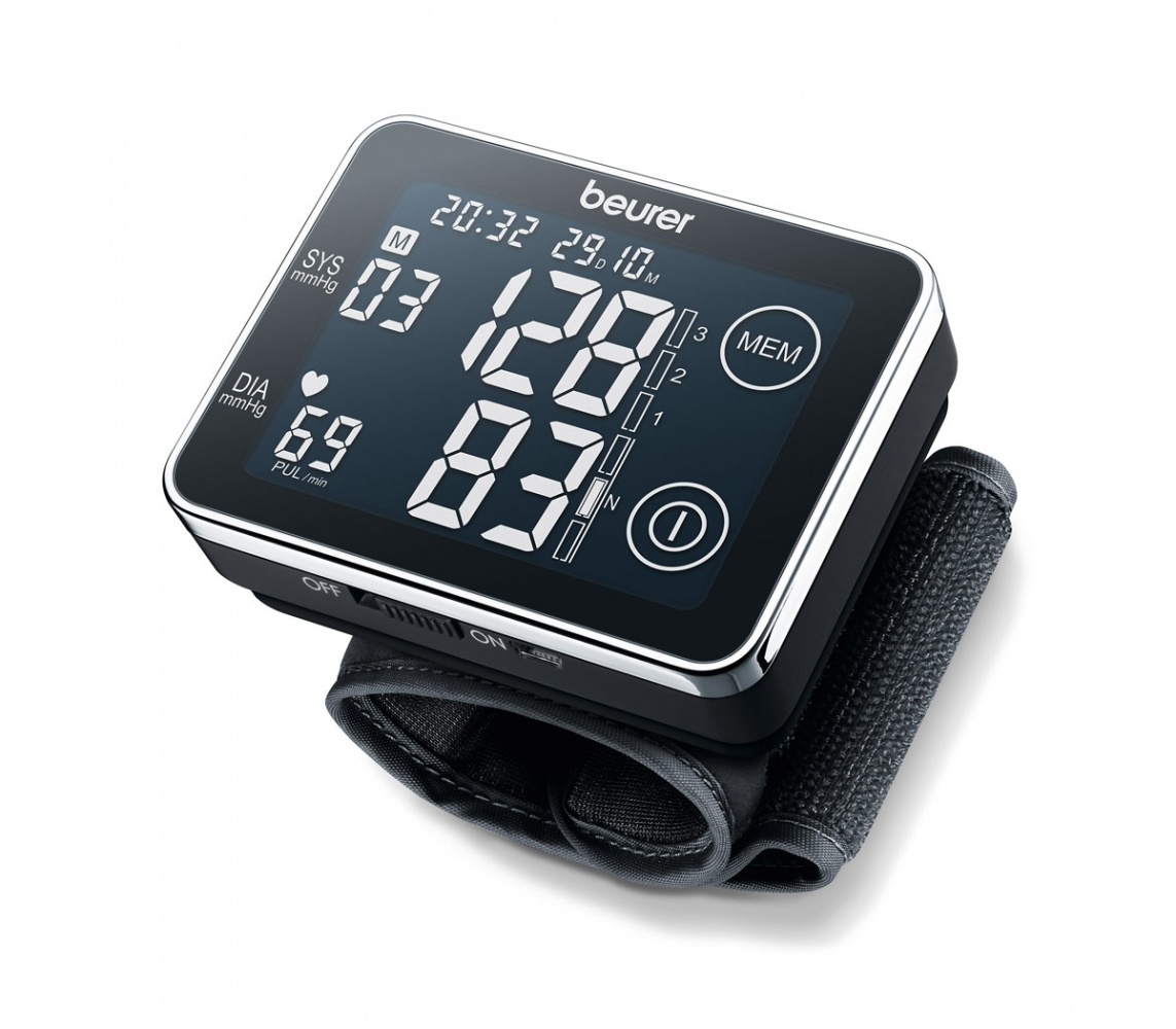 Beurer BC58 - Bloeddrukmeter pols - USB data-overdracht - XL touch display