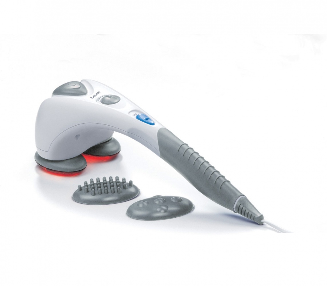 Beurer MG80 - Infrarood massage + Klopmassage - XXL - 2 opzetstukken